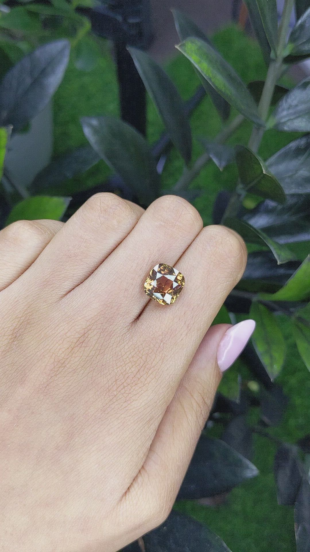 9.23 Ct. Zircon from Ceylon (Sri Lanka) Size Video
