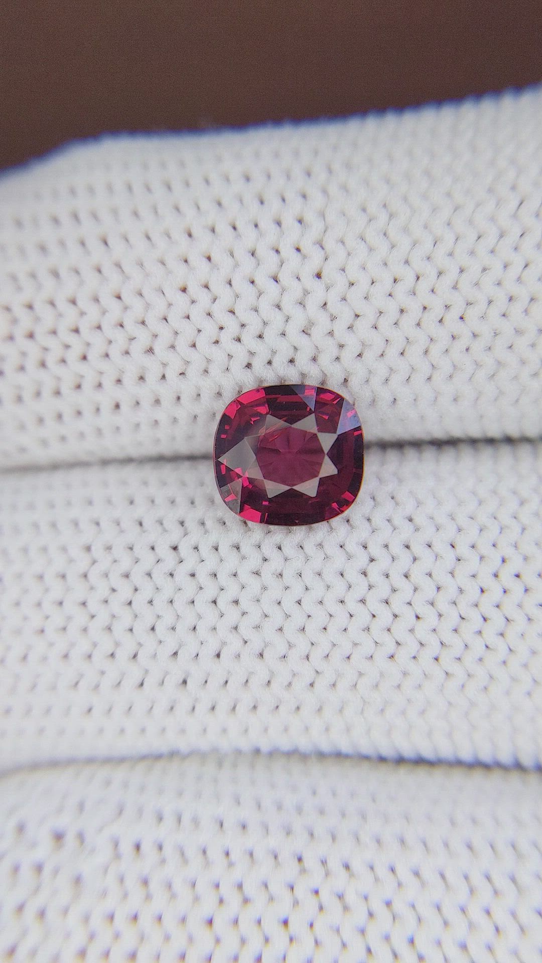 1.92 Ct. Garnet from Ceylon (Sri Lanka) Size Video