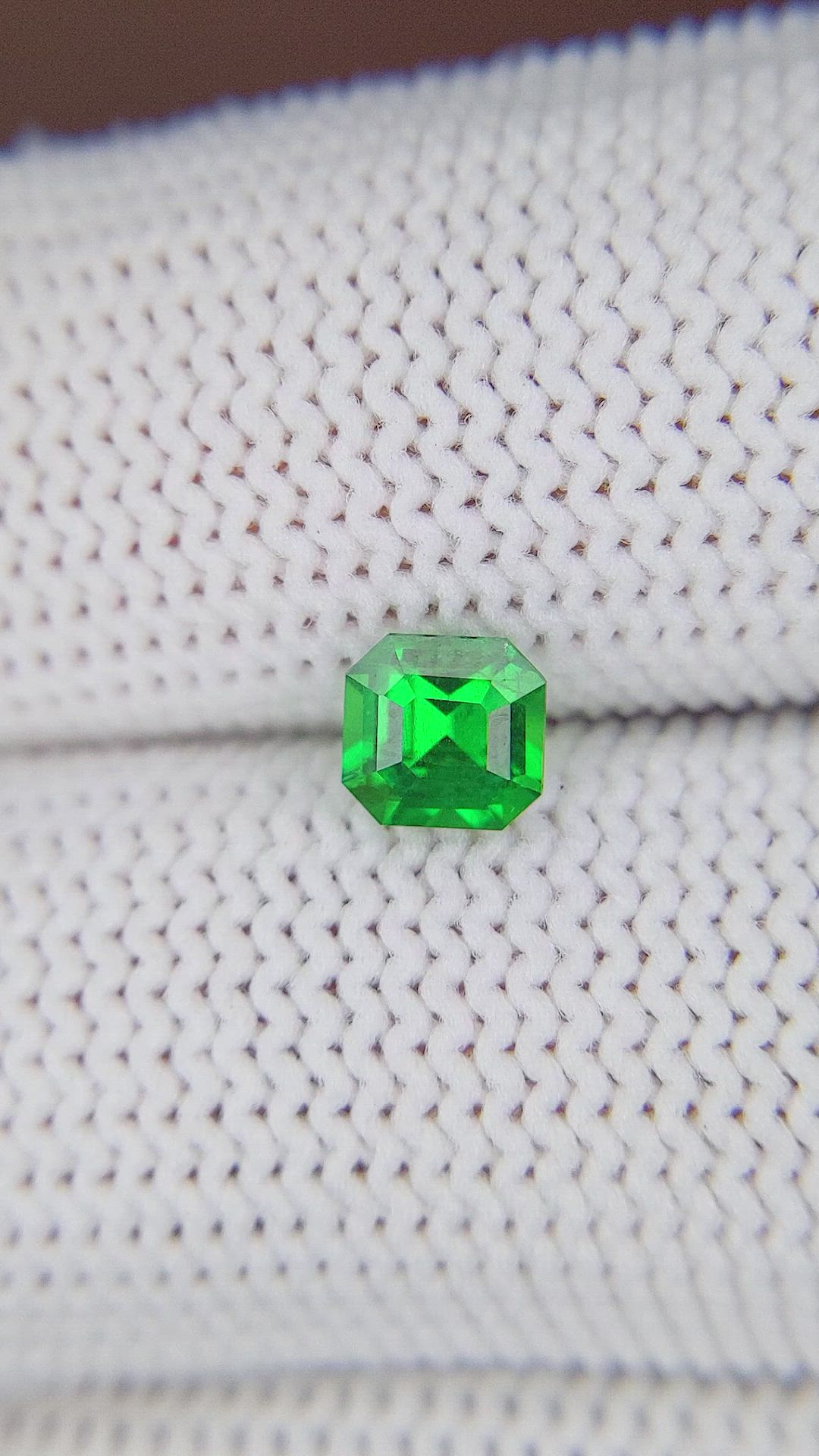 0.75 Ct. Tsavorite Garnet from Tanzania Size Video