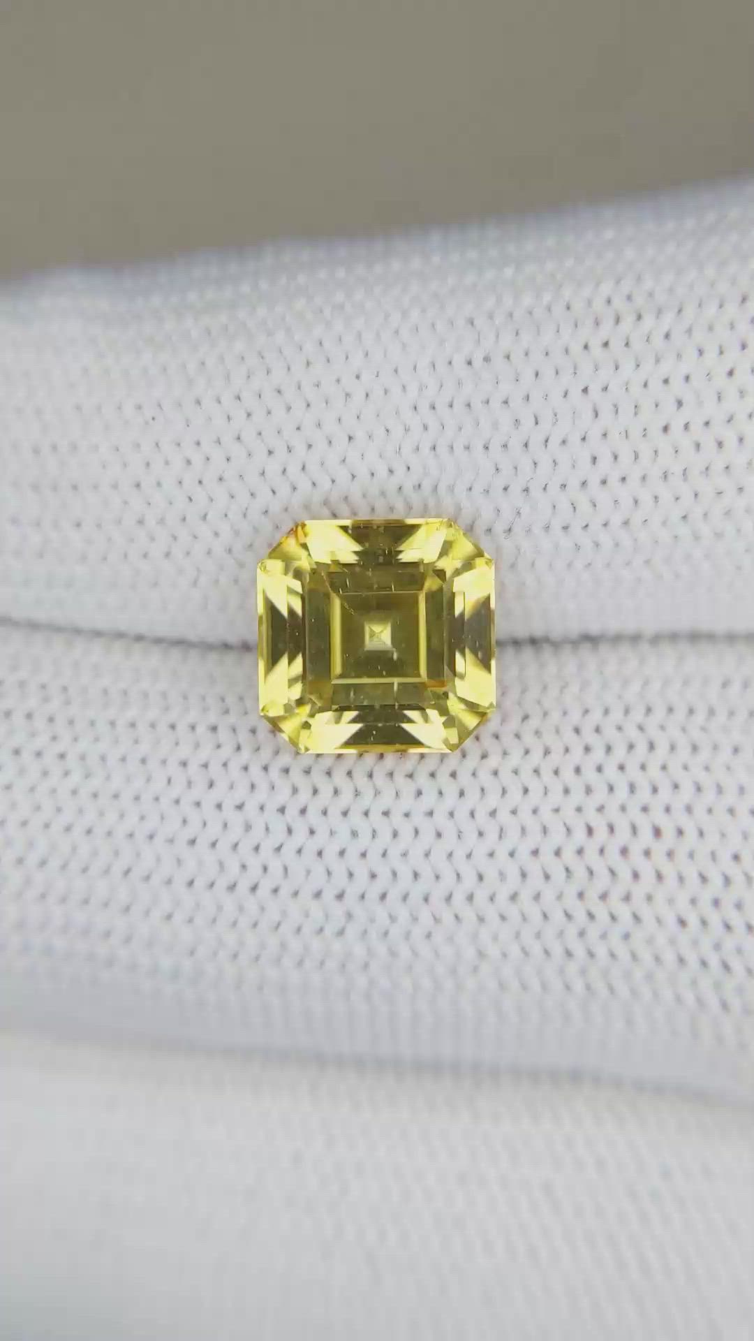 6.28 Ct. Zircon from Ceylon (Sri Lanka) Size Video