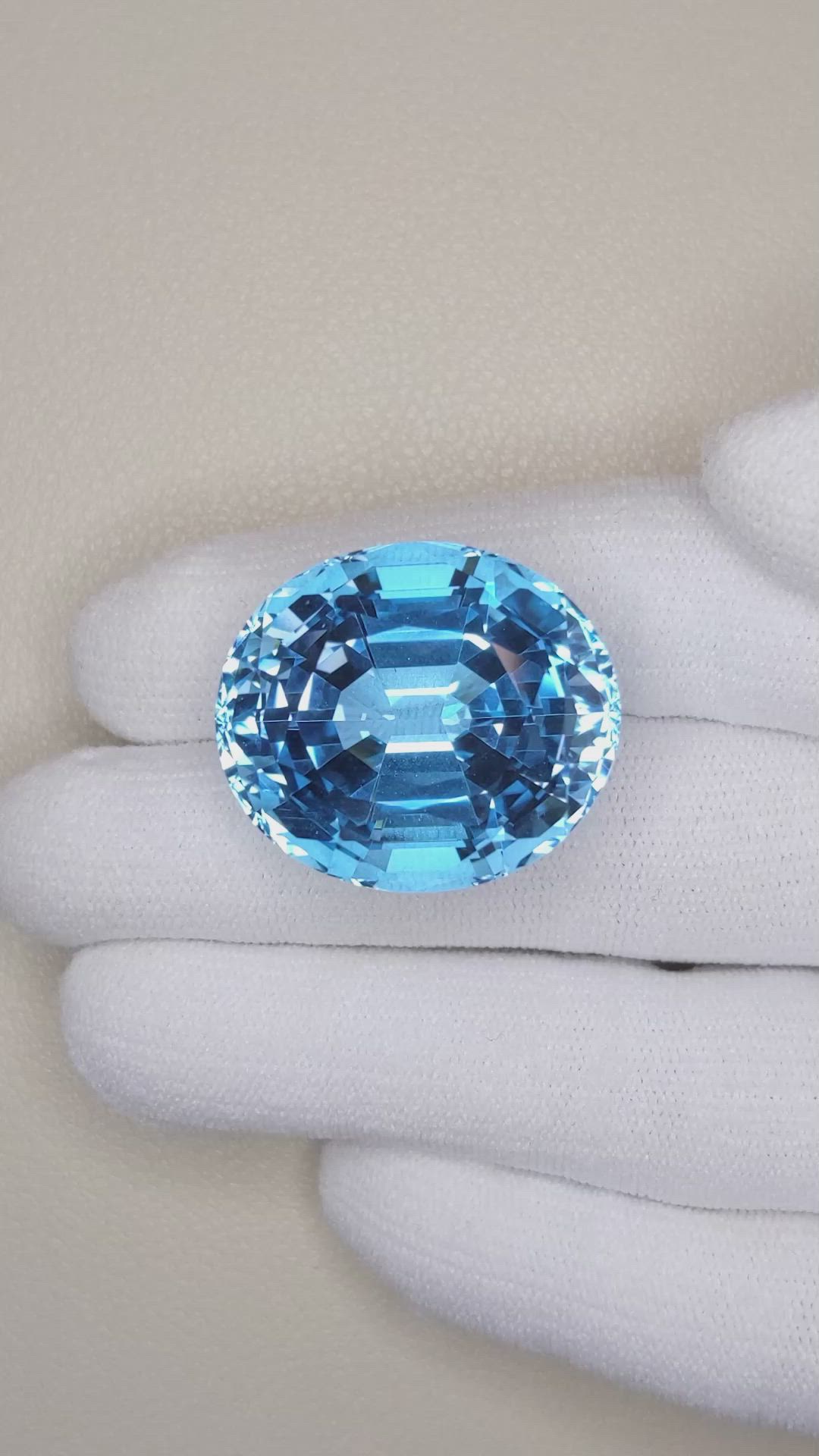 66.46 Ct. Topaz from Brazil Size Video