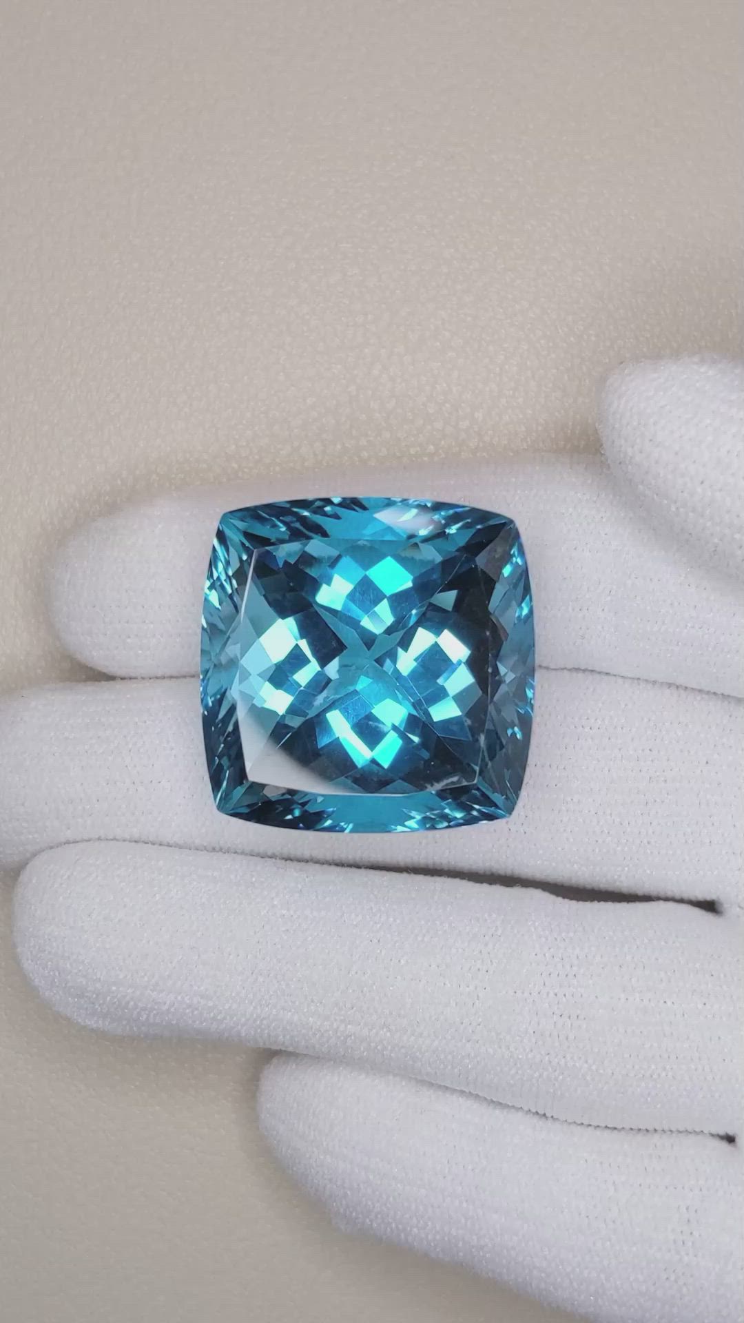 73.46 Ct. Topaz from Brazil Size Video