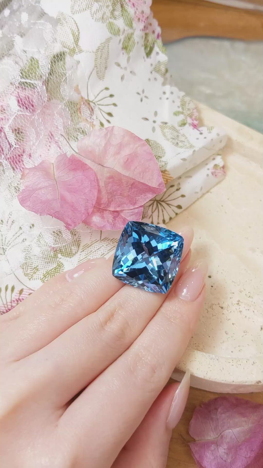 73.46 Ct. Topaz from Brazil Size Video