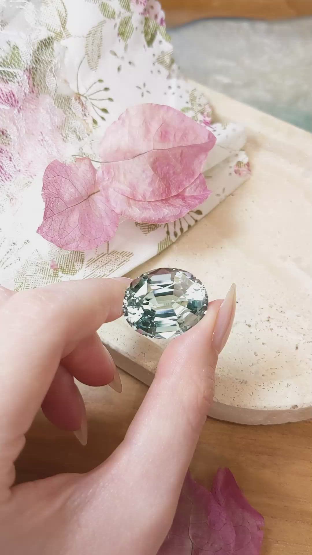 46.45 Ct. Topaz from Brazil Size Video