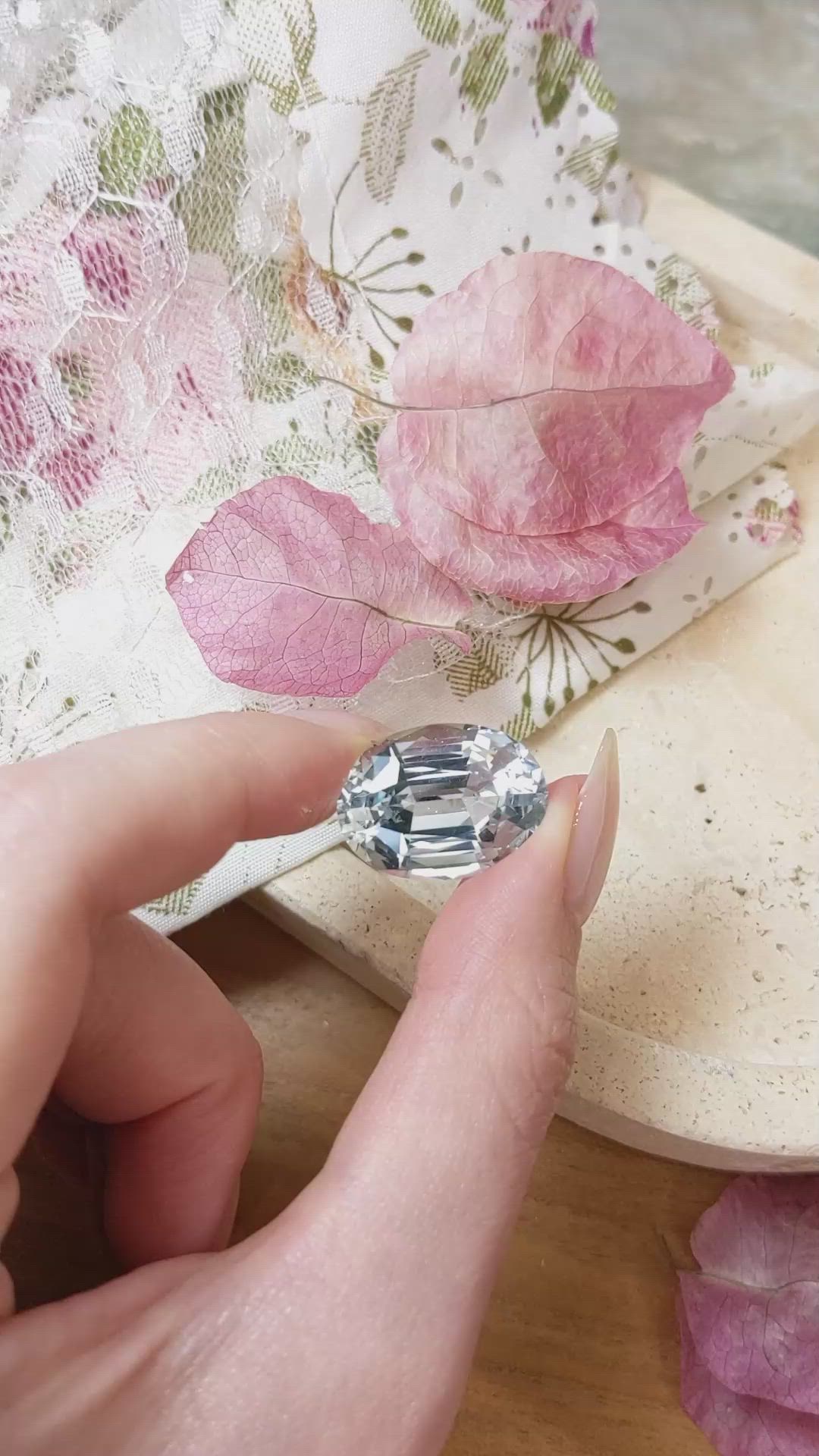 27.20 Ct. Topaz from Brazil Size Video