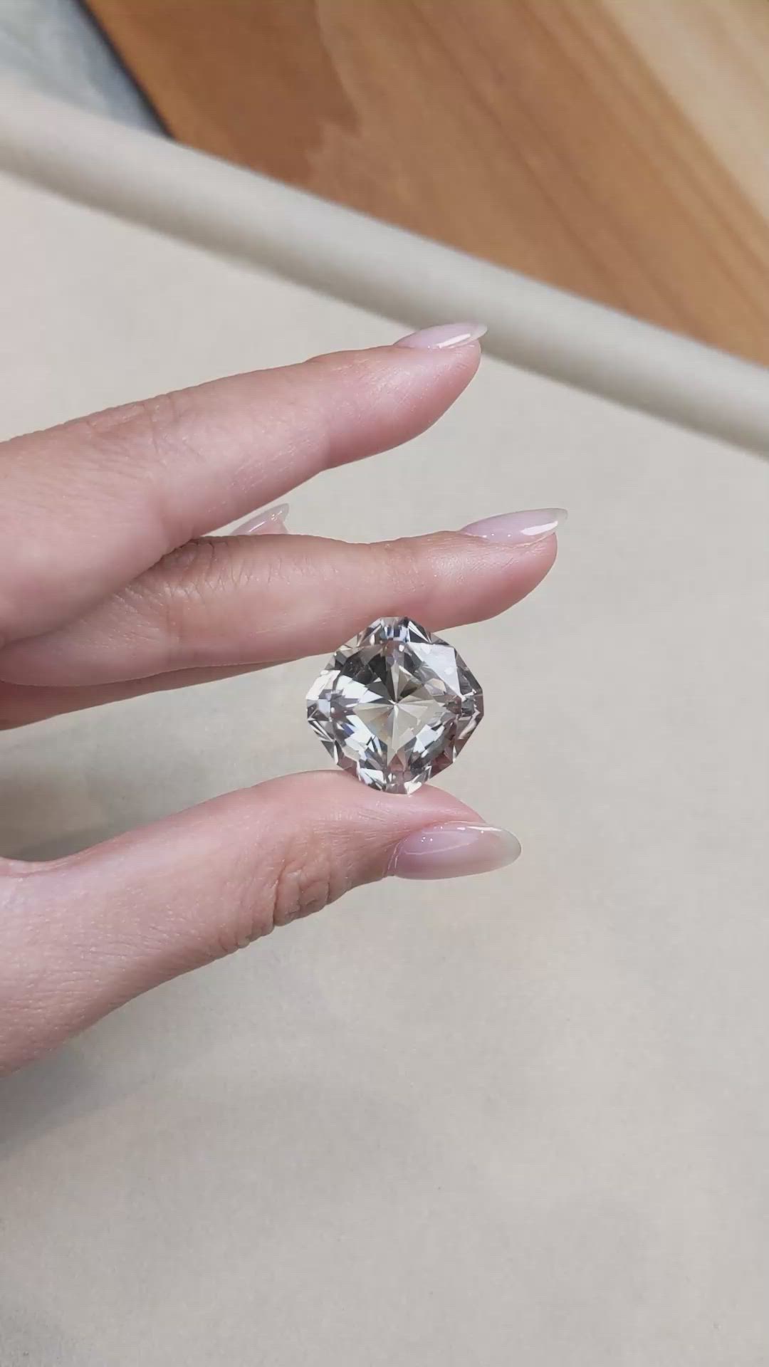 38.64 Ct. Topaz from Ceylon (Sri Lanka) Size Video