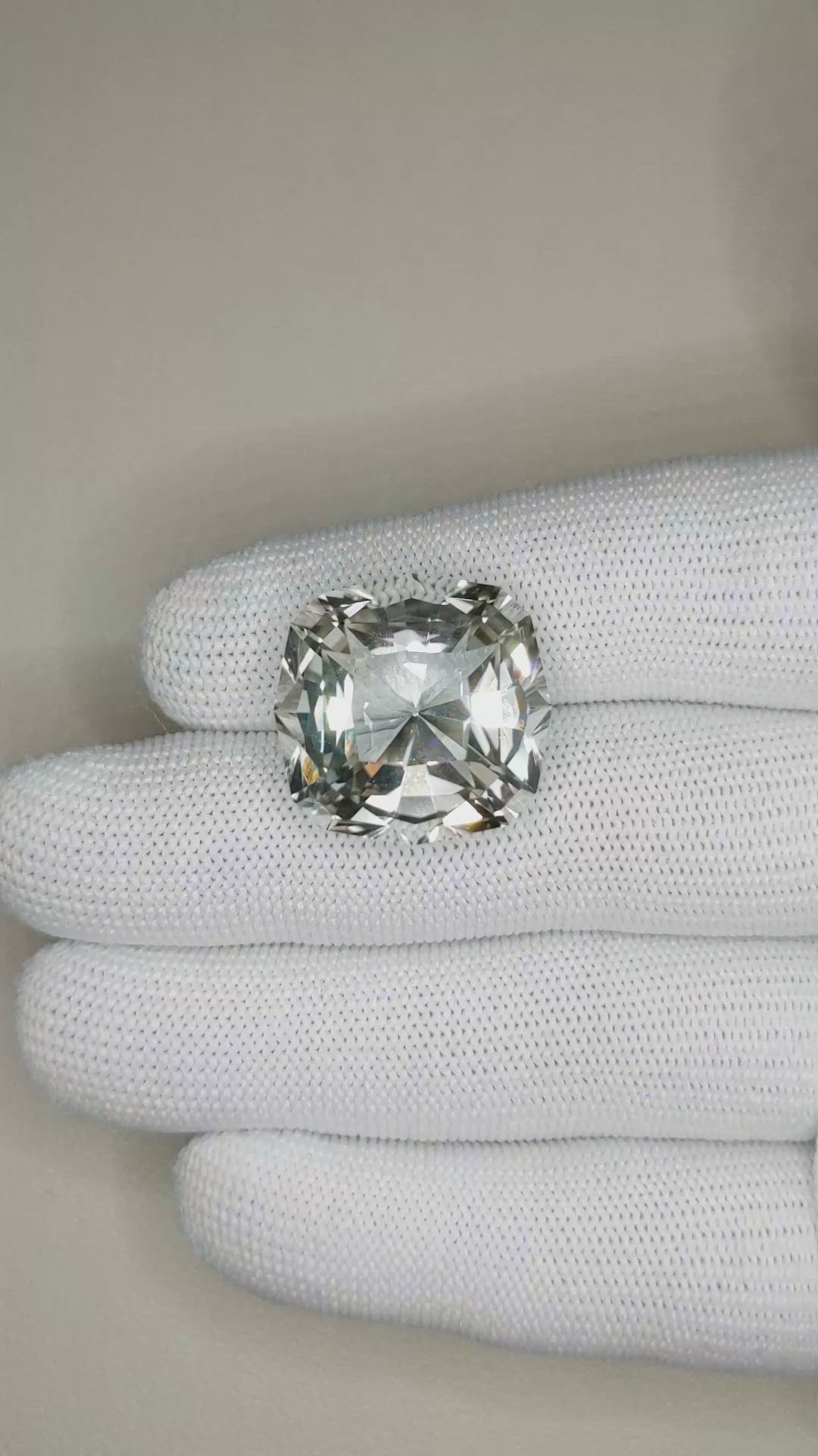 38.64 Ct. Topaz from Ceylon (Sri Lanka) Size Video