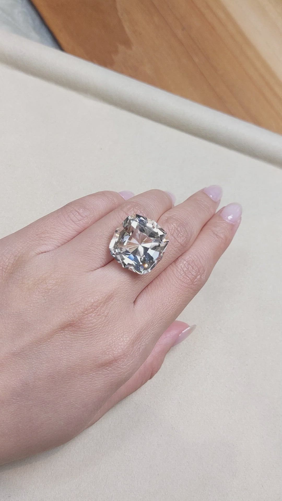 38.64 Ct. Topaz from Ceylon (Sri Lanka) Size Video