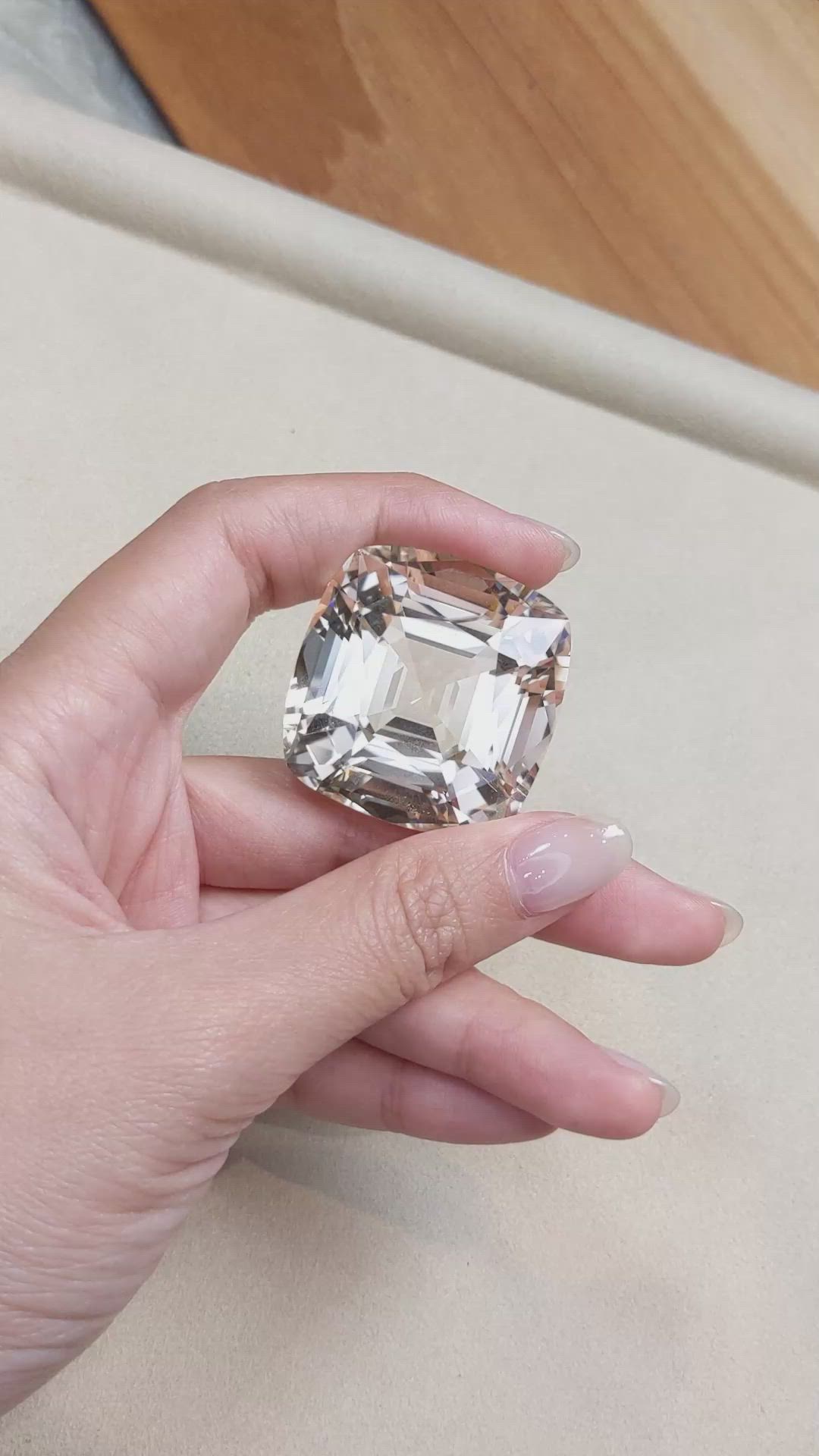 221.47 Ct. Topaz from Ceylon (Sri Lanka) Size Video