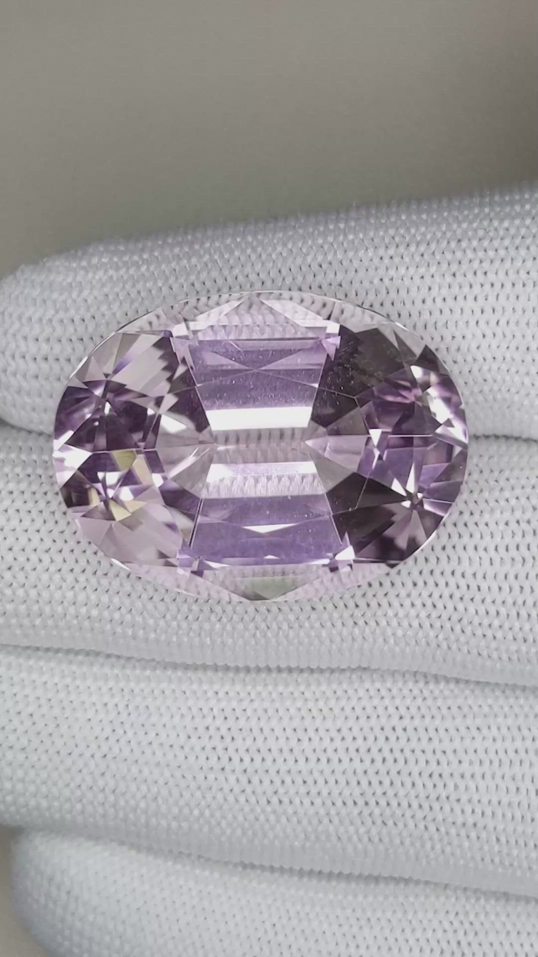 54.17 Ct. Kunzite from Afghanistan Size Video