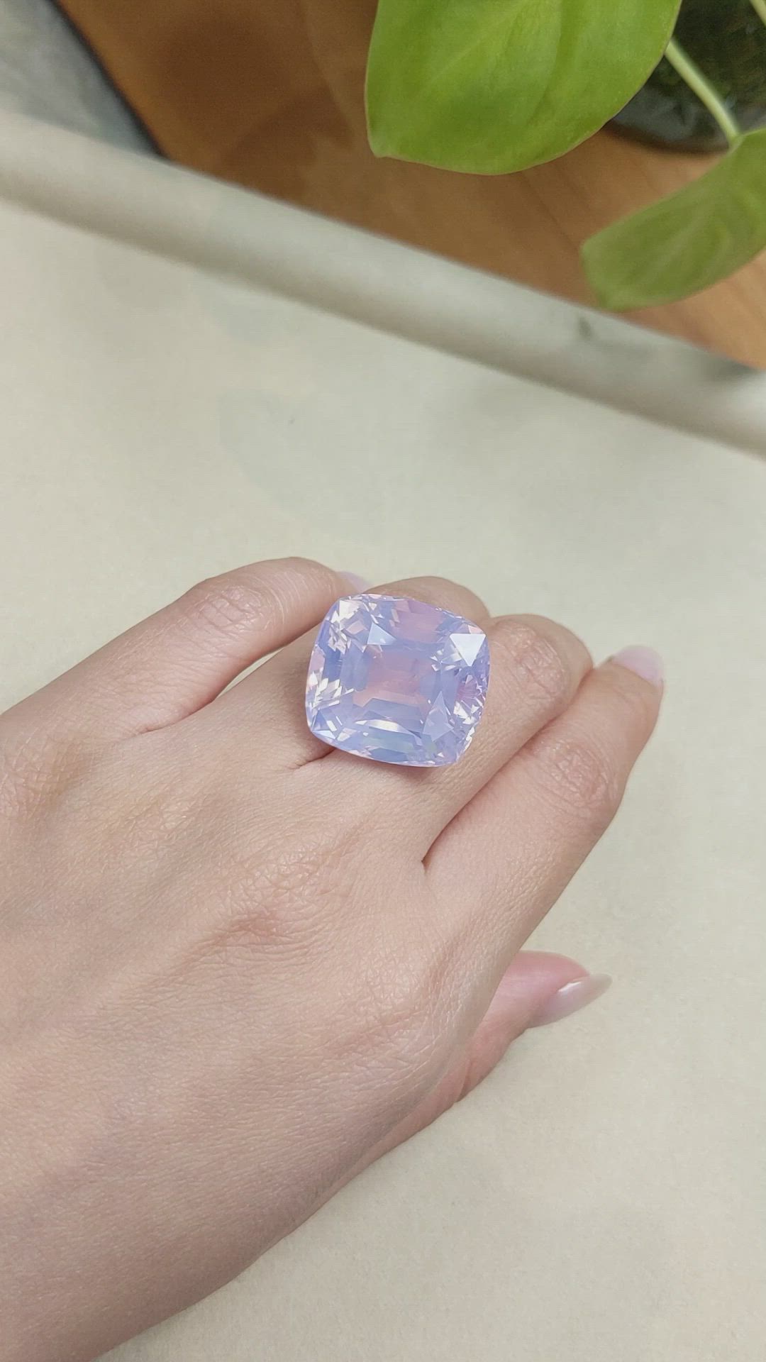 39.94 Ct. Rose Quartz from Brazil Size Video