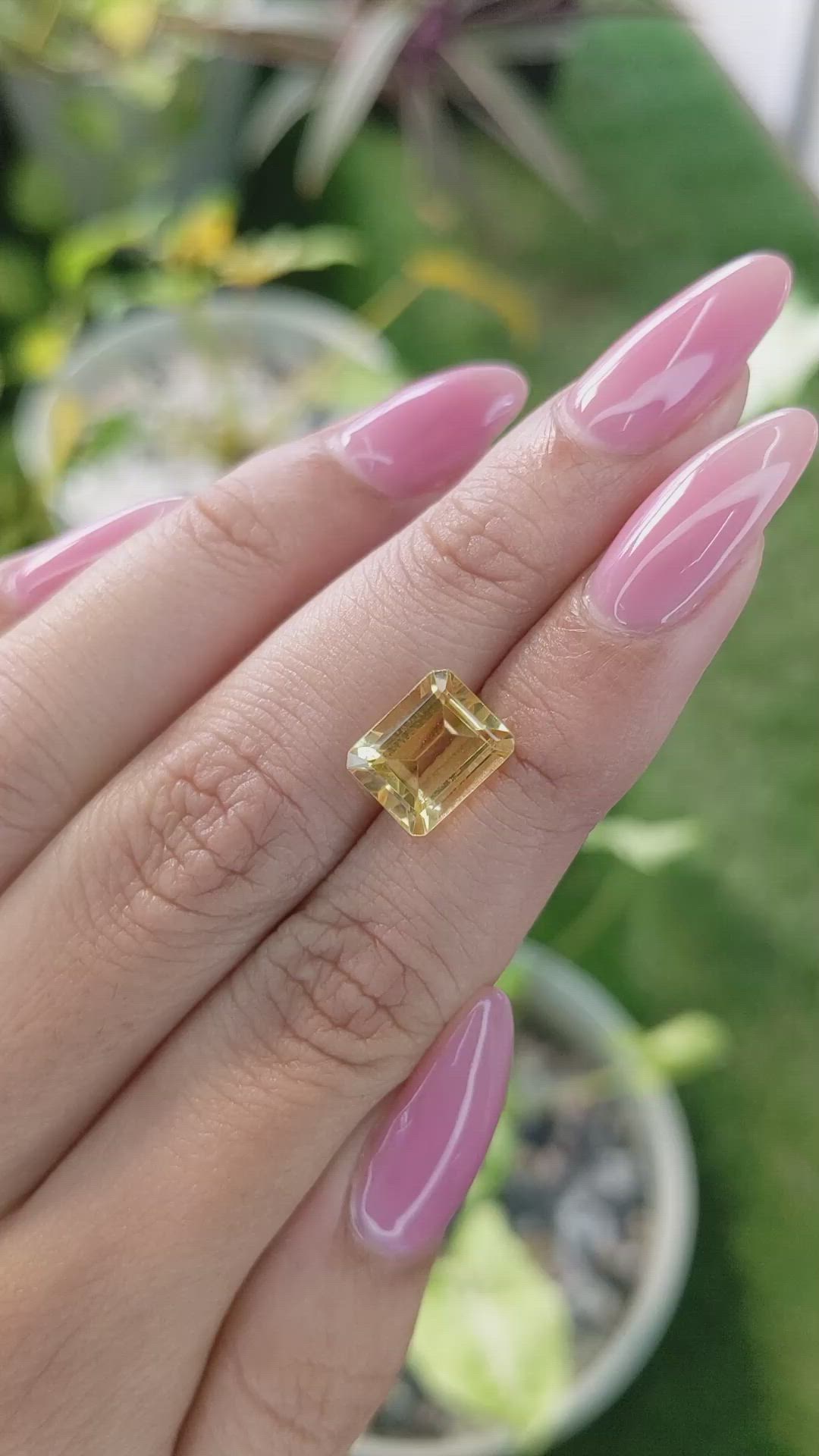 3.18 Ct. Citrine from Brazil Size Video