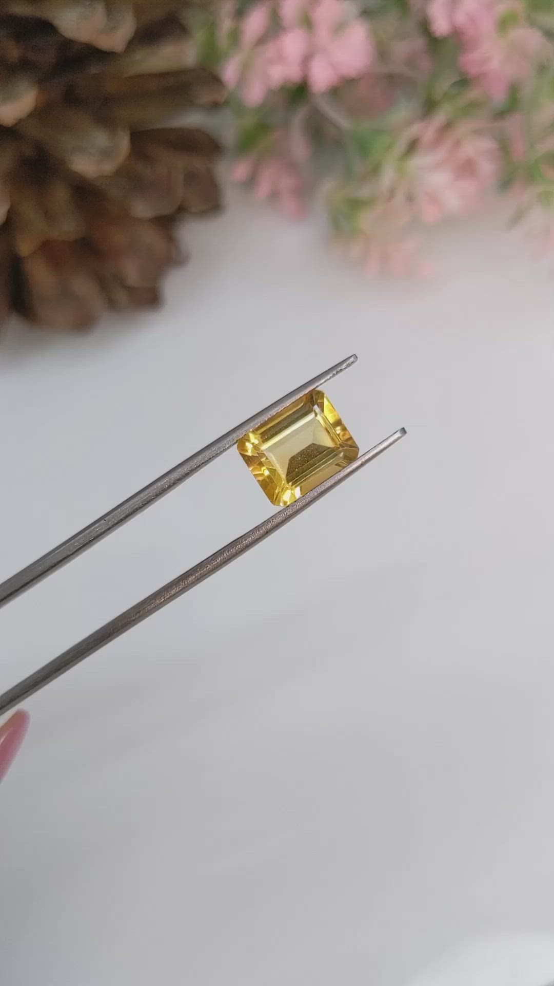 3.18 Ct. Citrine from Brazil Size Video