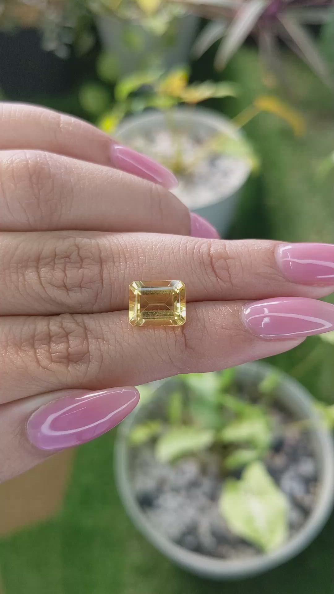 3.18 Ct. Citrine from Brazil Size Video