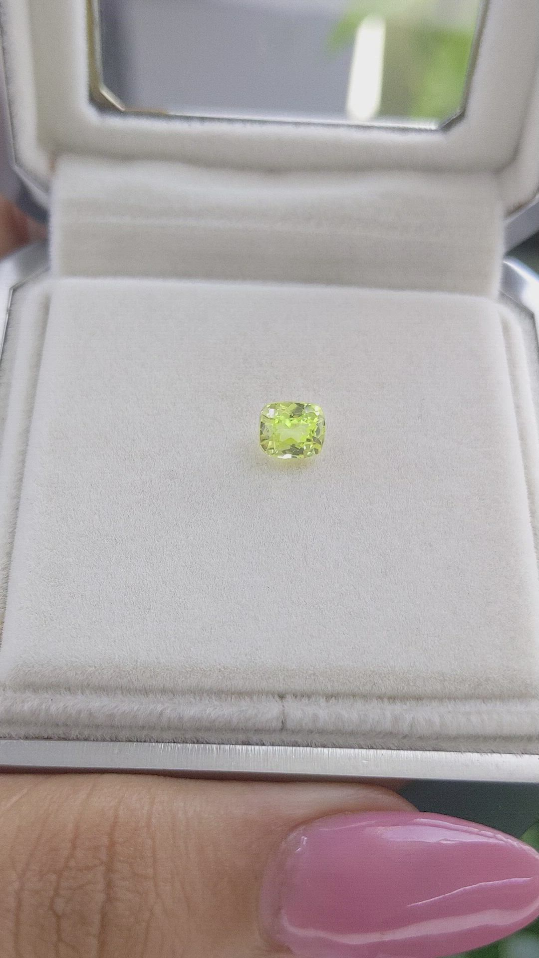 1.52 Ct. Chrysoberyl from Ceylon (Sri Lanka) Size Video