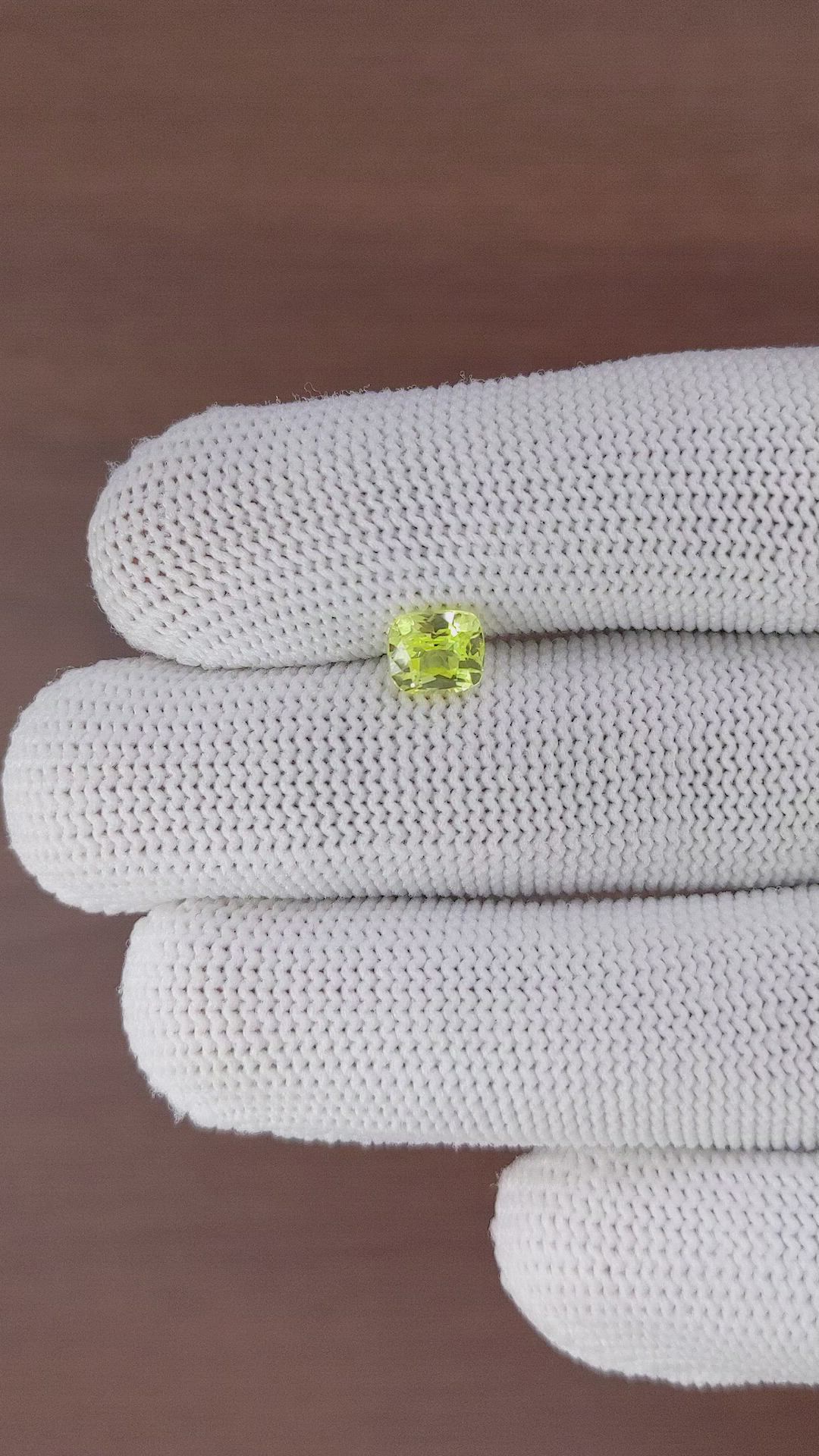 1.52 Ct. Chrysoberyl from Ceylon (Sri Lanka) Size Video