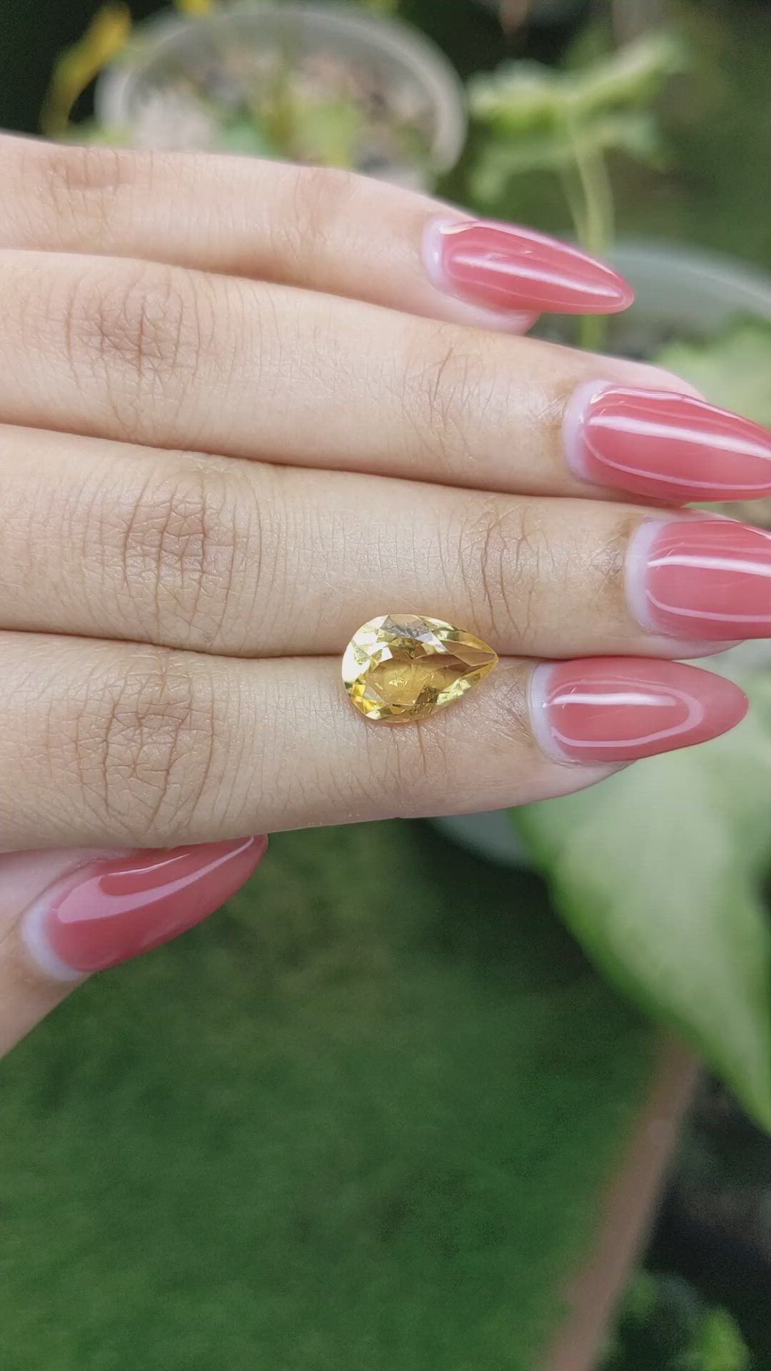 3.18 Ct. Citrine from Ceylon (Sri Lanka) Size Video