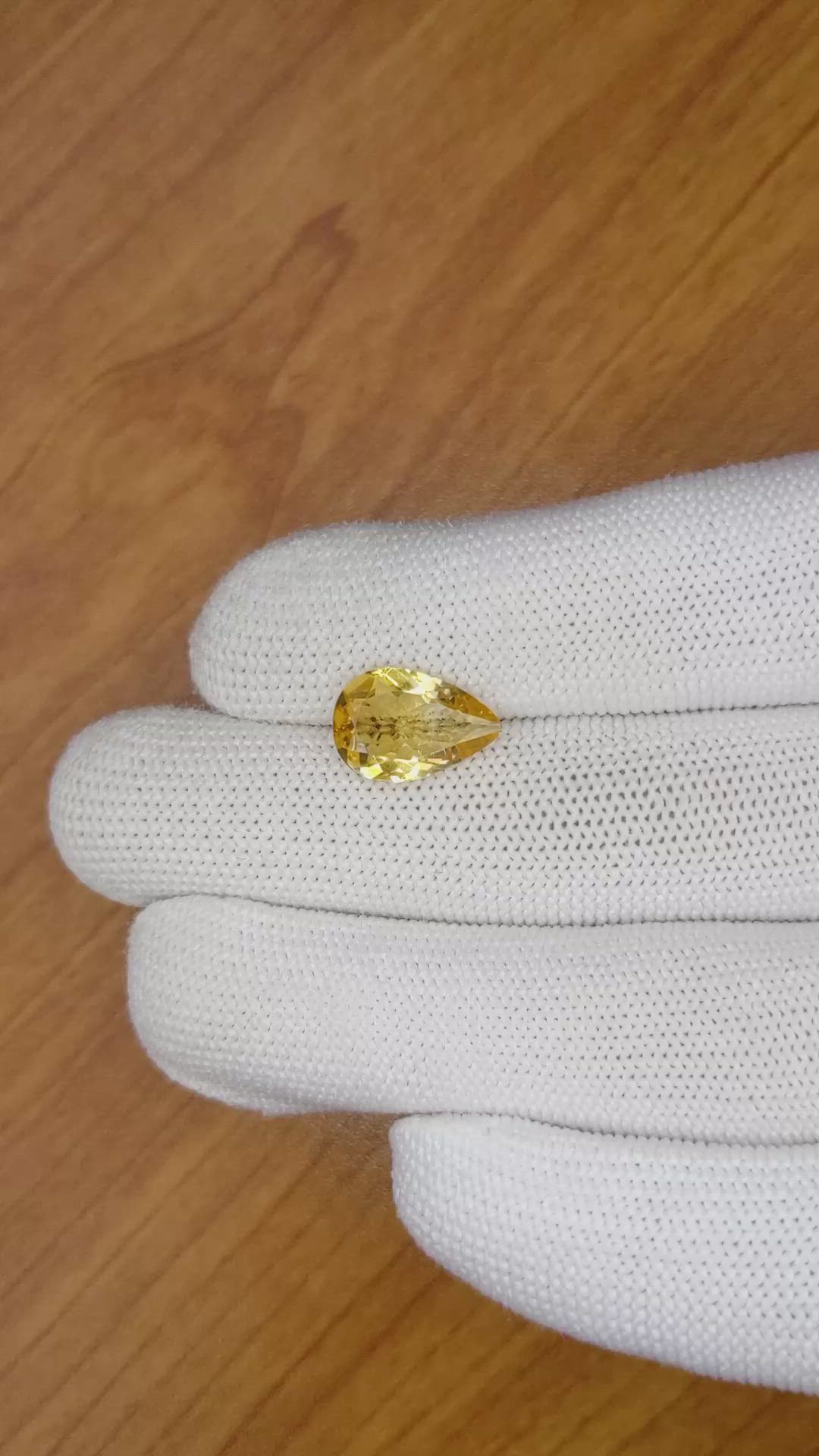 2.99 Ct. Citrine from Ceylon (Sri Lanka) Size Video