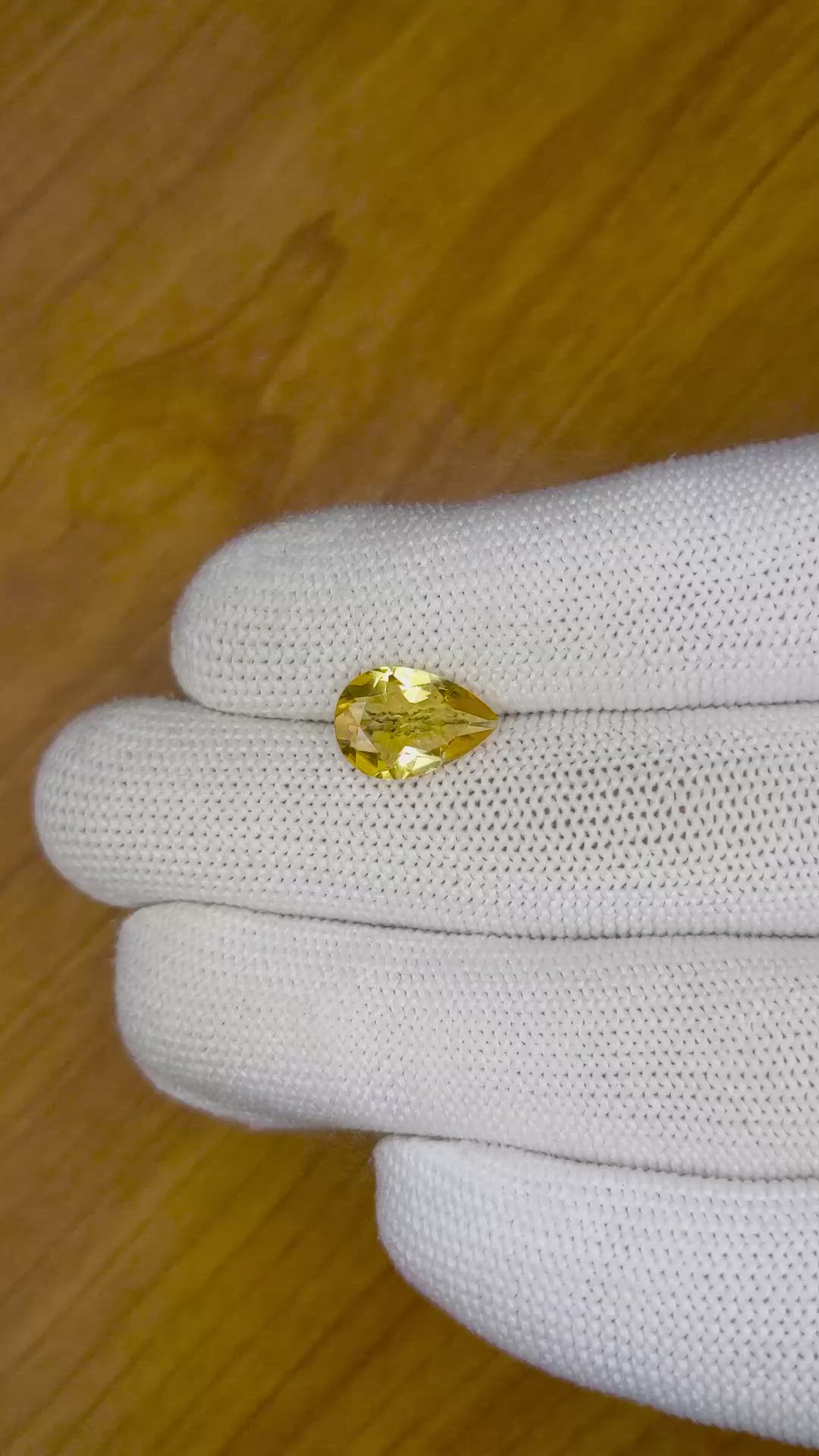 2.46 Ct. Citrine from Ceylon (Sri Lanka) Size Video