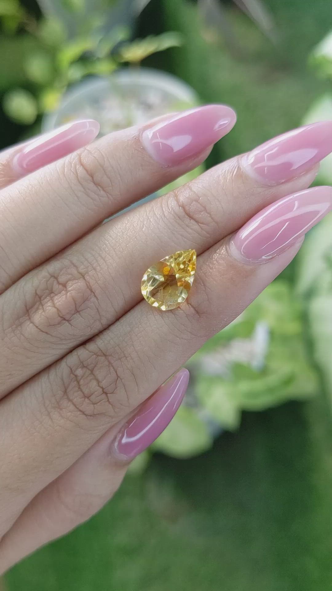 2.63 Ct. Citrine from Brazil Size Video