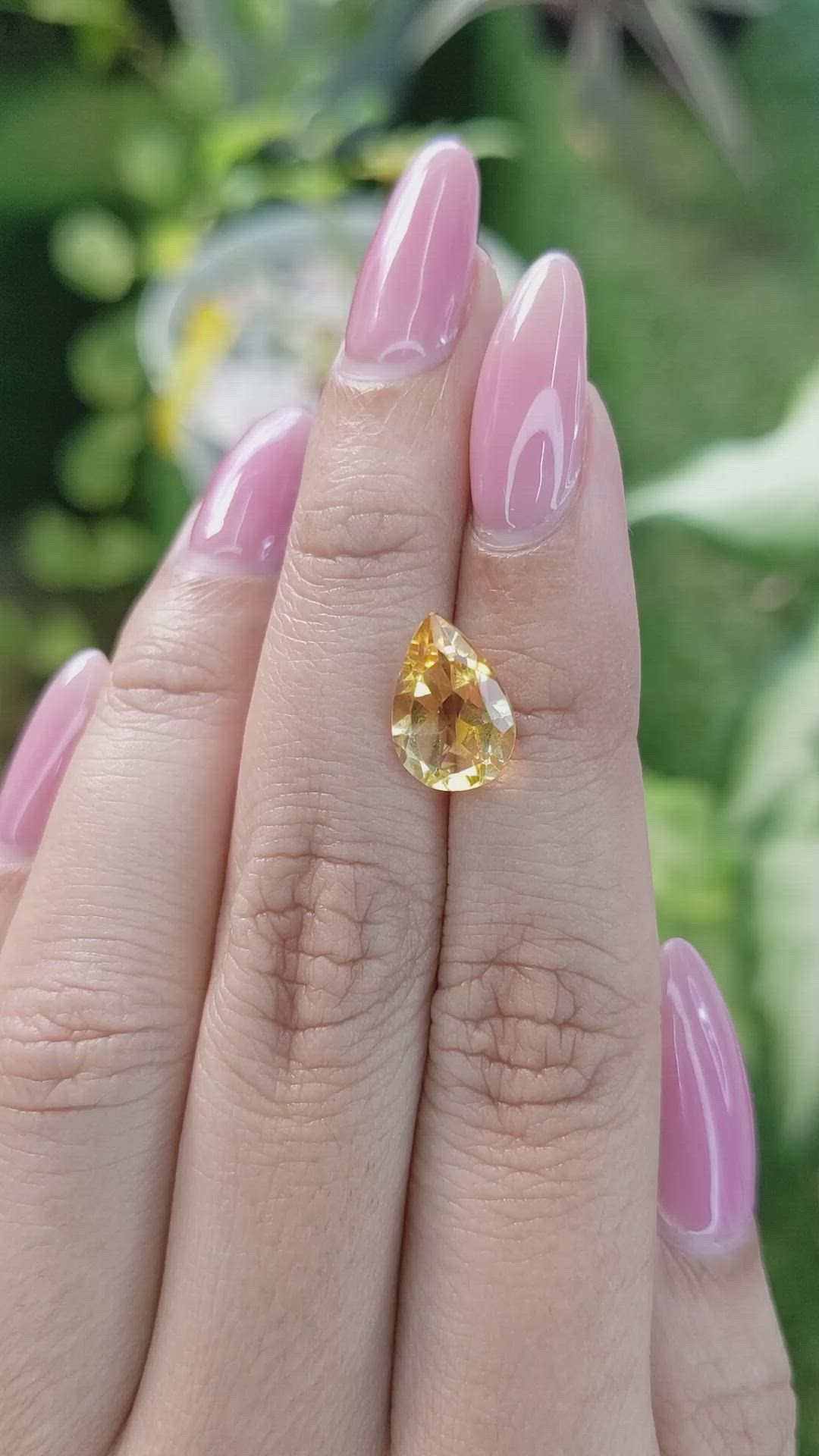 2.63 Ct. Citrine from Brazil Size Video