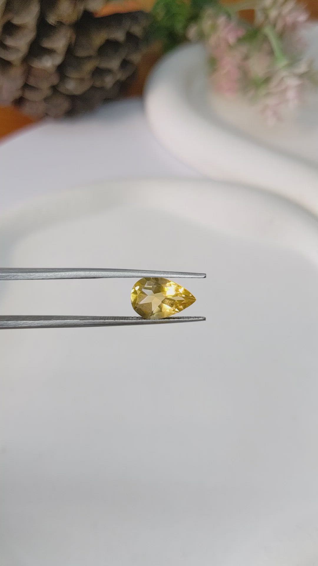 2.63 Ct. Citrine from Brazil Size Video
