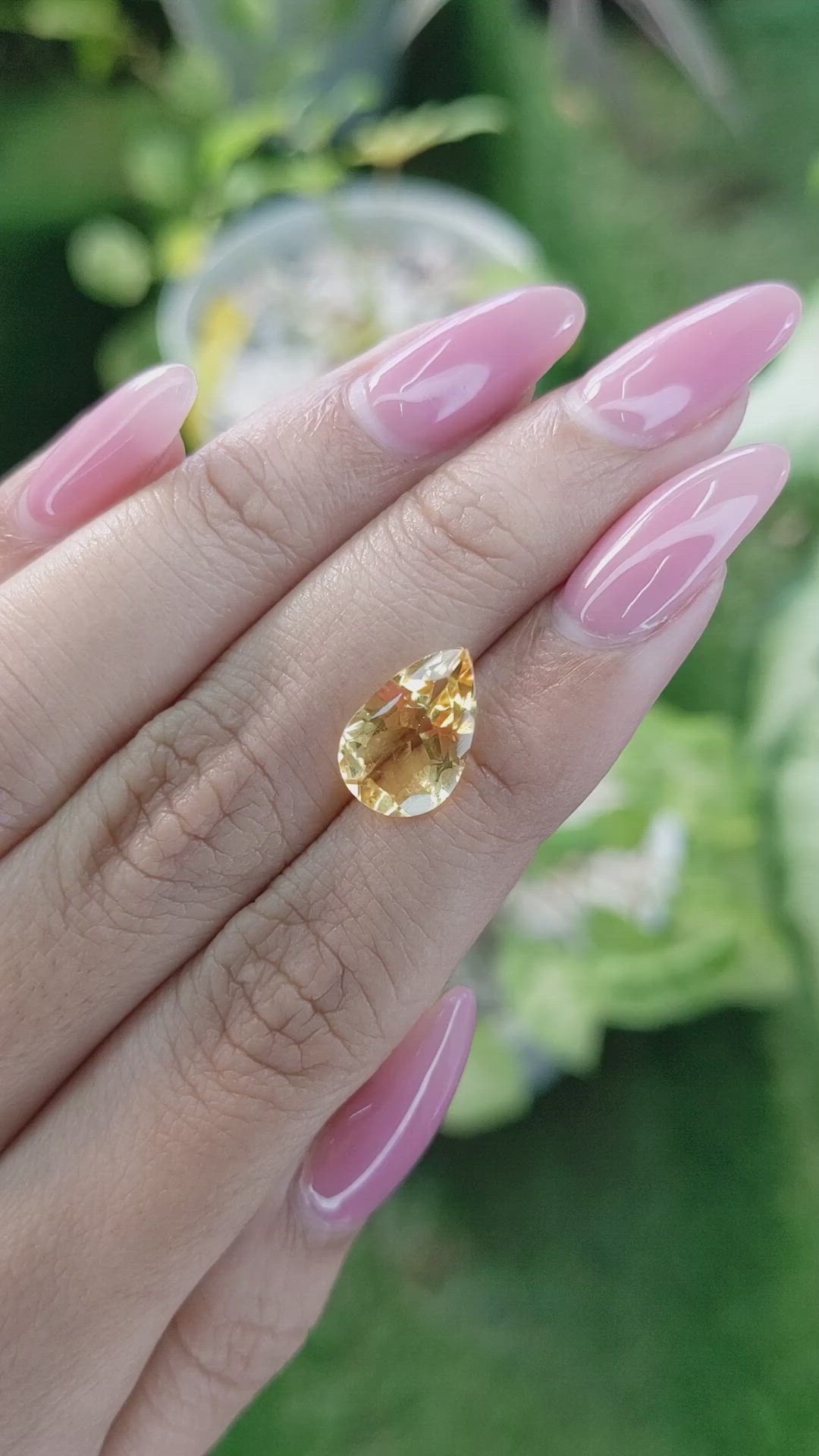 3.15 Ct. Citrine from Brazil Size Video