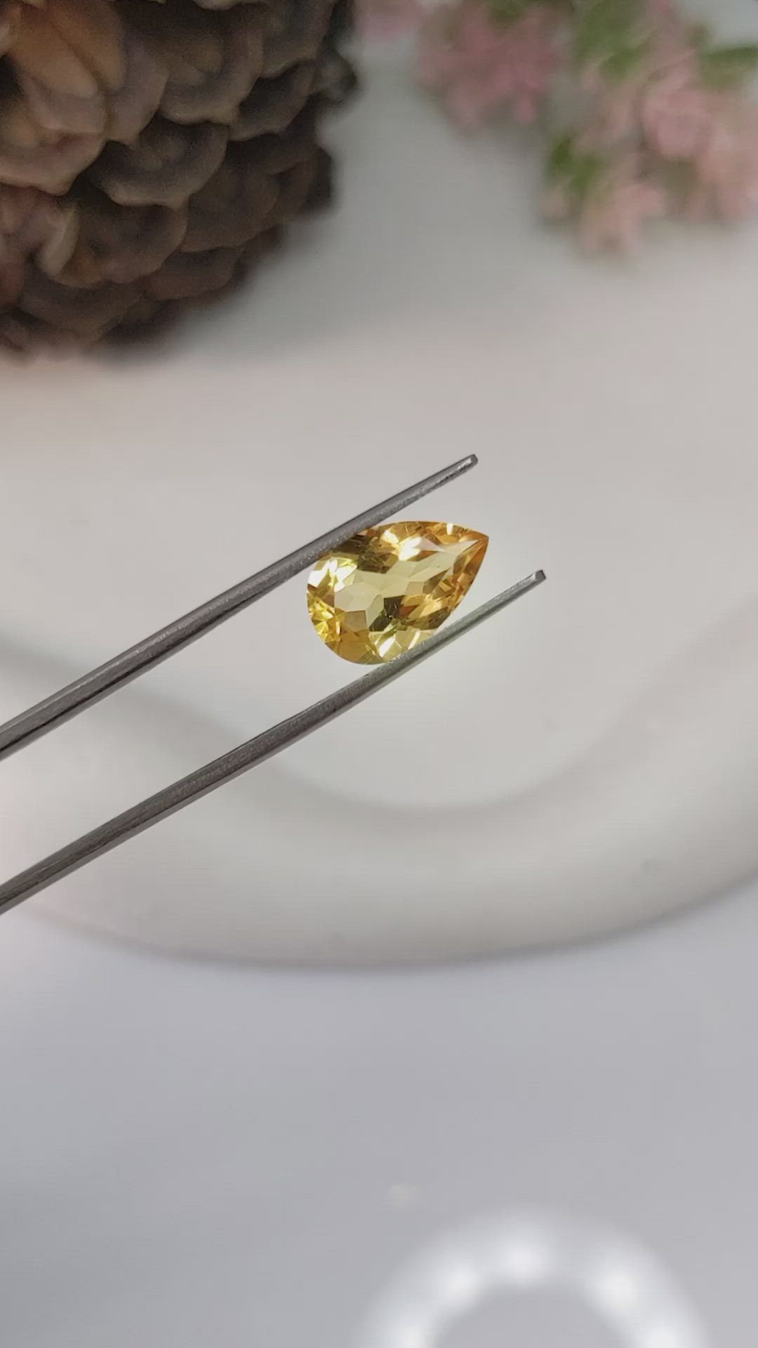 3.07 Ct. Citrine from Brazil Size Video