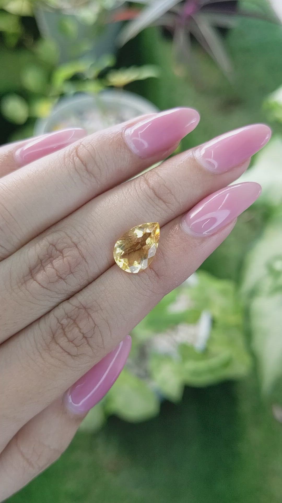 3.07 Ct. Citrine from Brazil Size Video