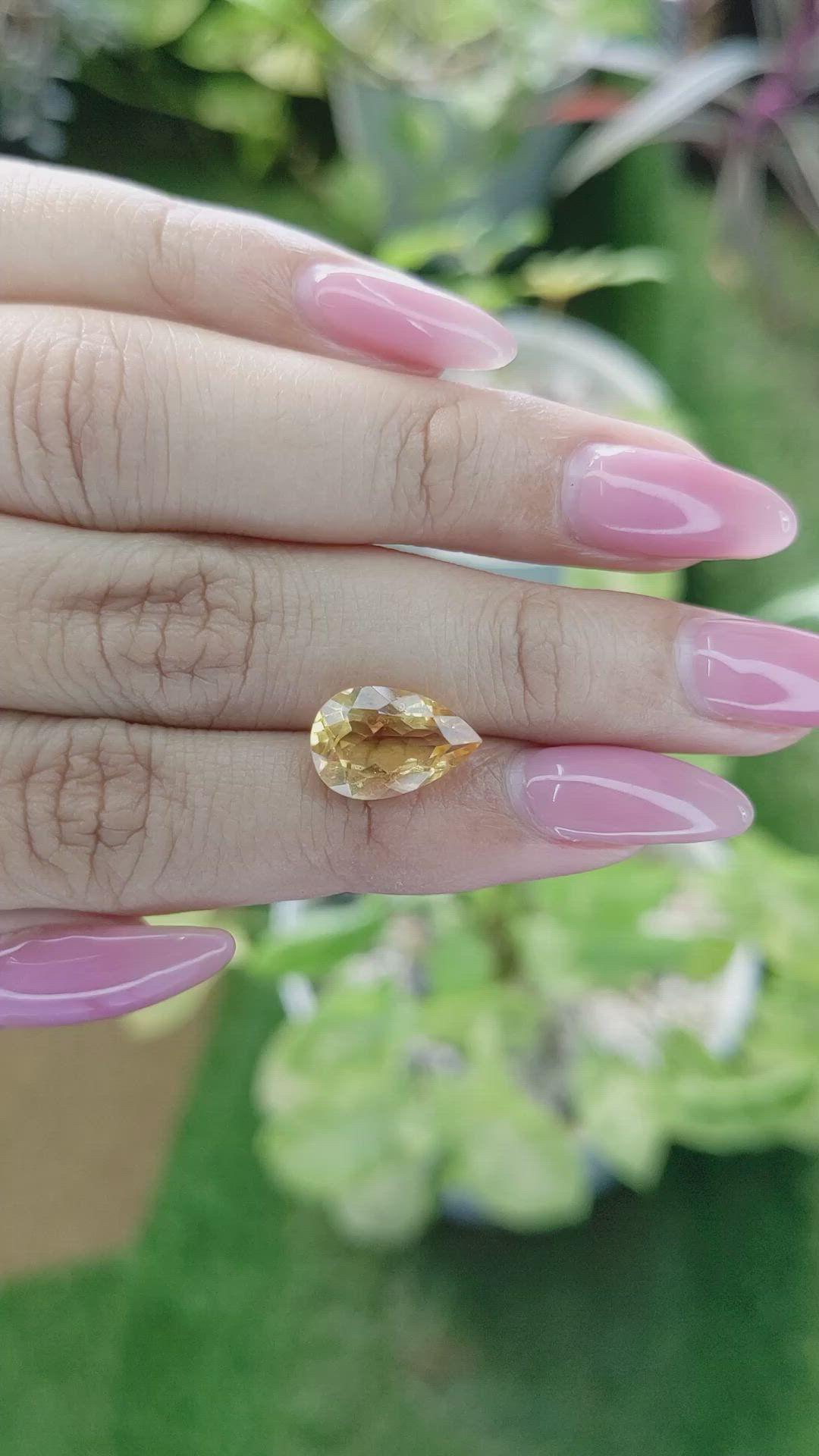 3.07 Ct. Citrine from Brazil Size Video