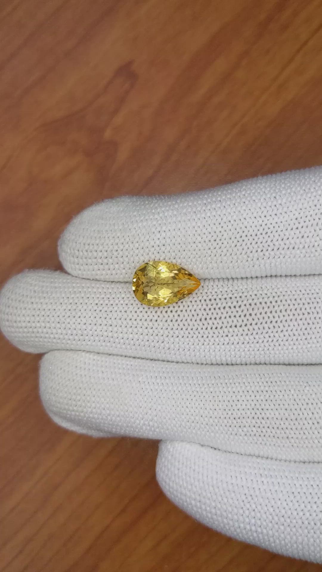 3.07 Ct. Citrine from Brazil Size Video