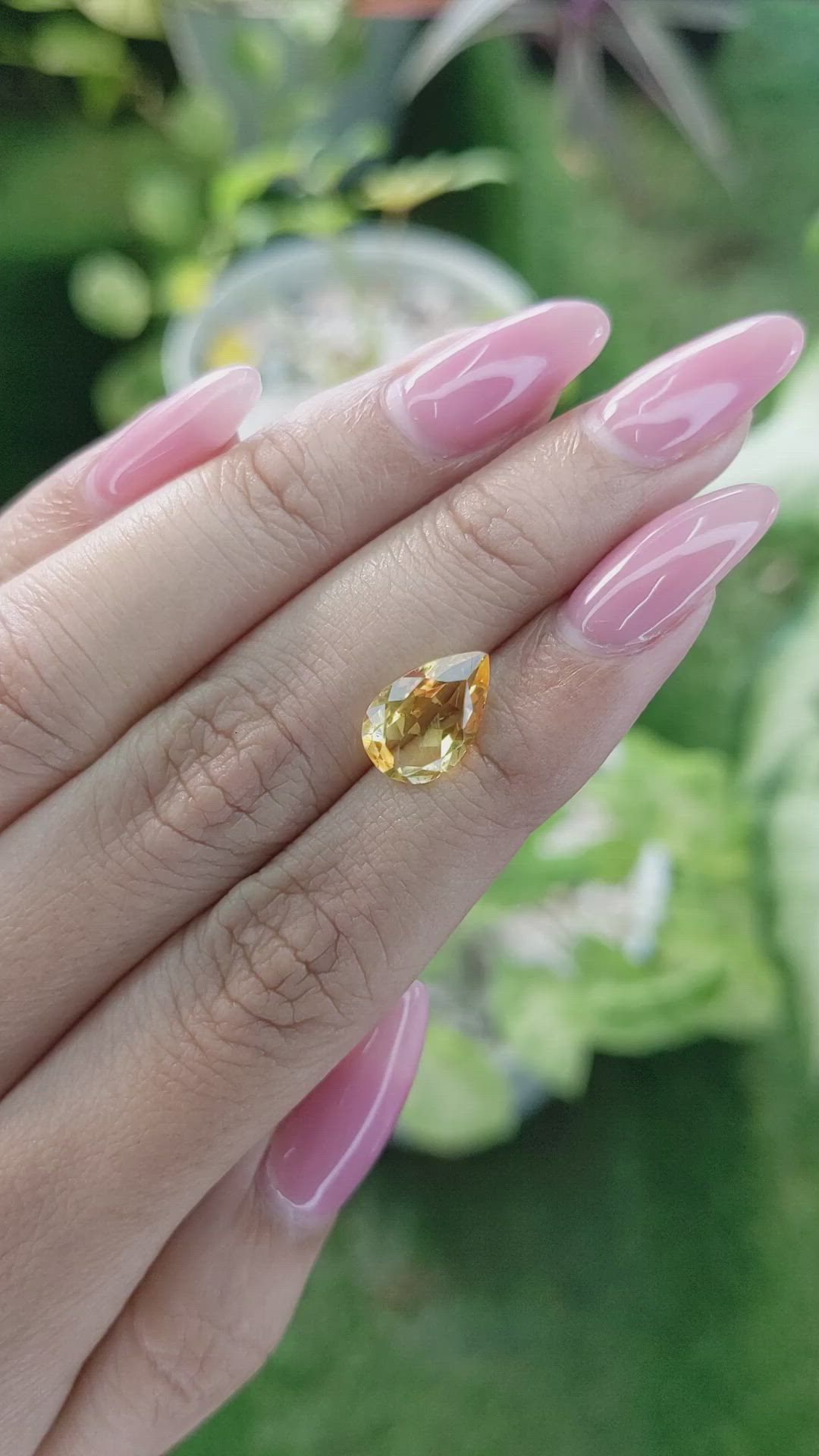 2.60 Ct. Citrine from Brazil Size Video