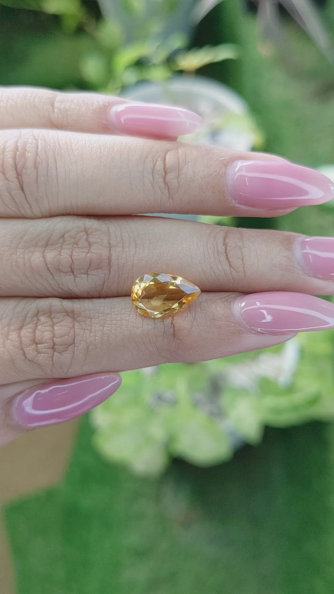 2.60 Ct. Citrine from Brazil Size Video