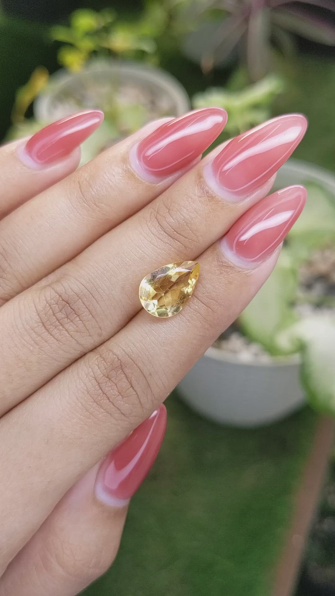 3.12 Ct. Citrine from Brazil Size Video