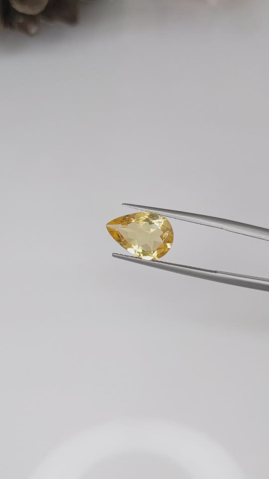3.12 Ct. Citrine from Brazil Size Video