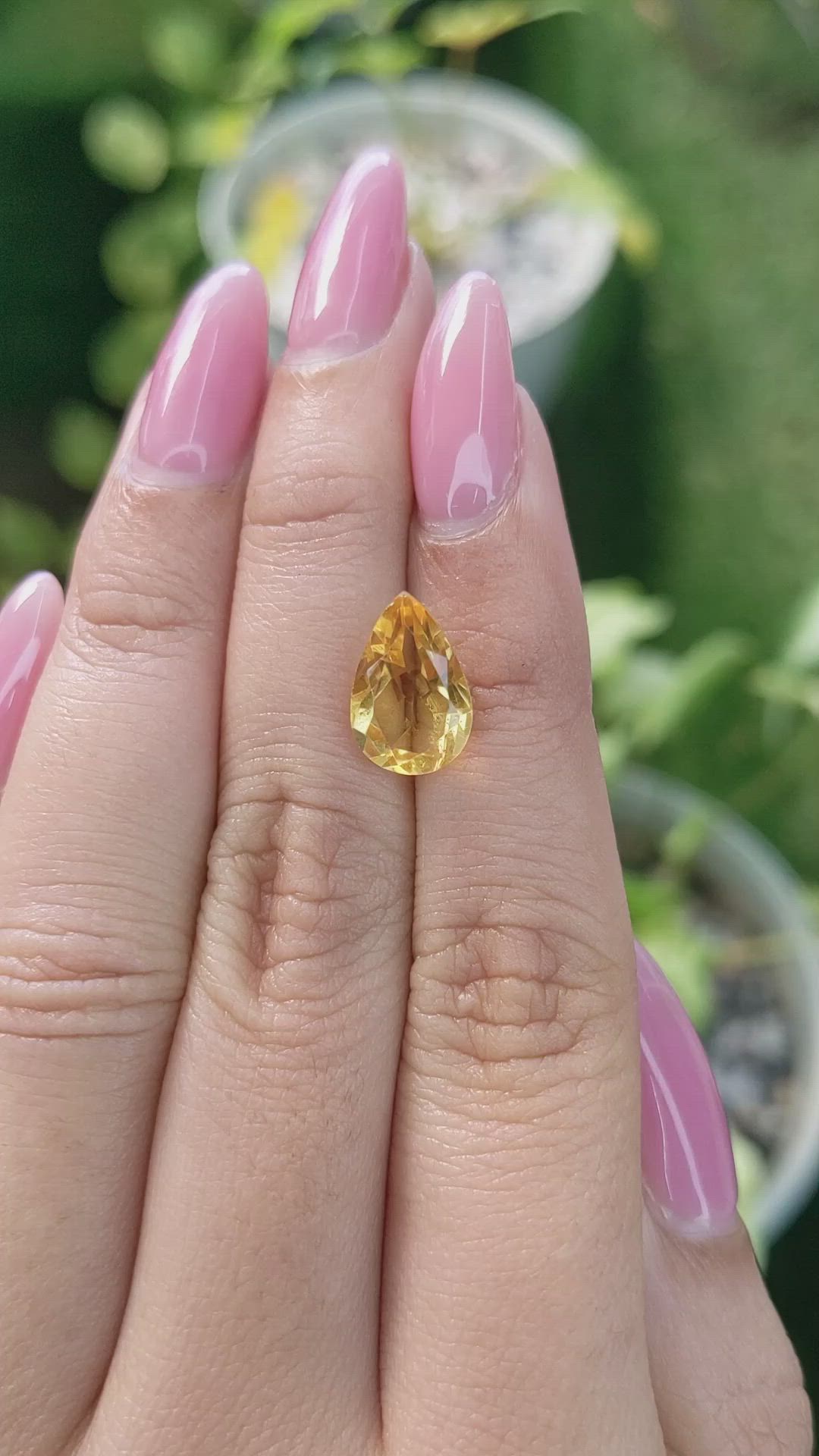3.03 Ct. Citrine from Brazil Size Video