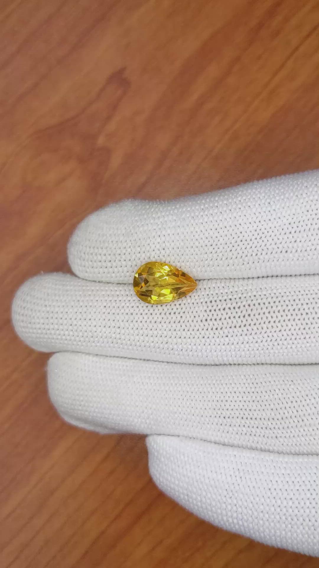 3.03 Ct. Citrine from Brazil Size Video