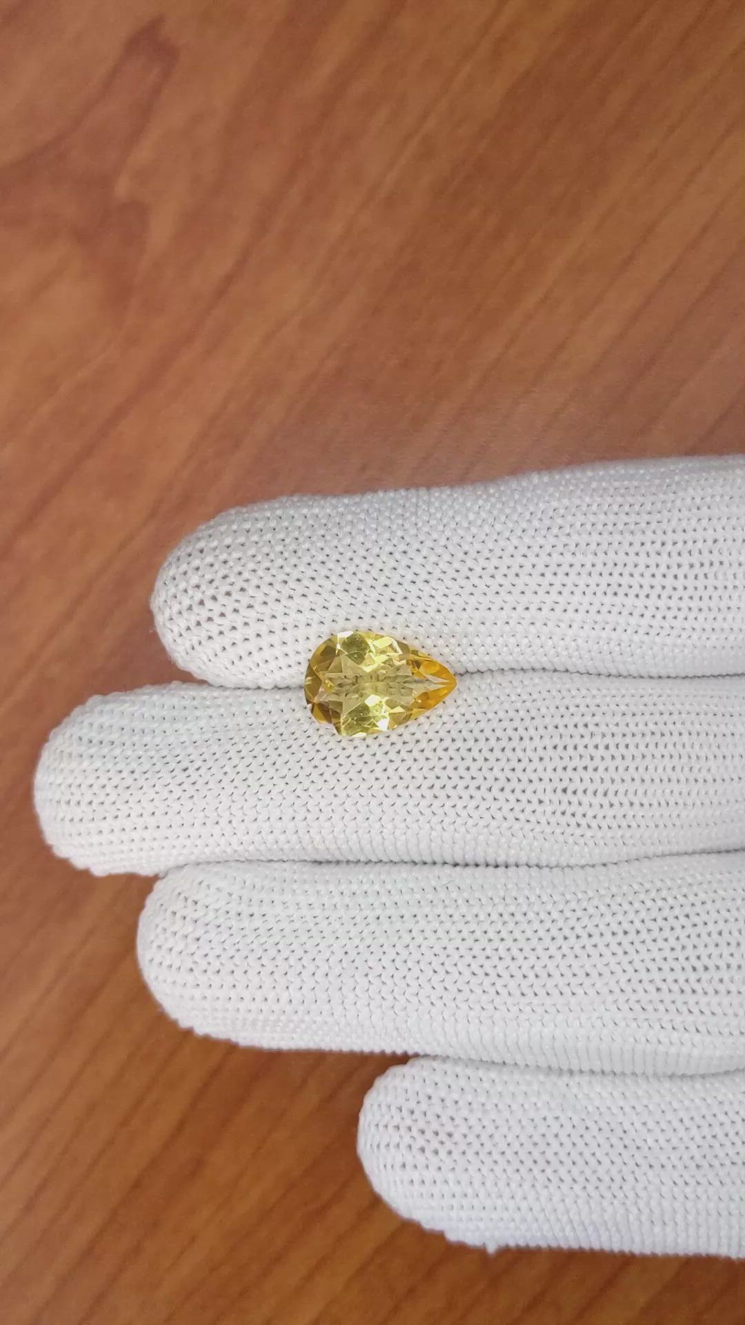 2.73 Ct. Citrine from Brazil Size Video