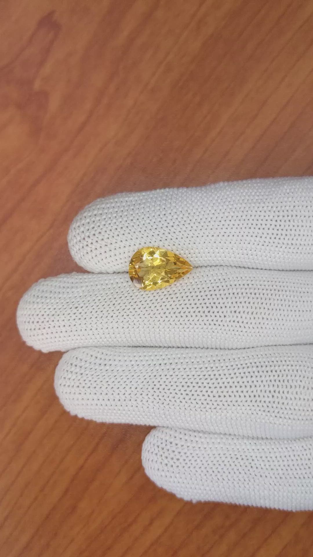 3.00 Ct. Citrine from Brazil Size Video