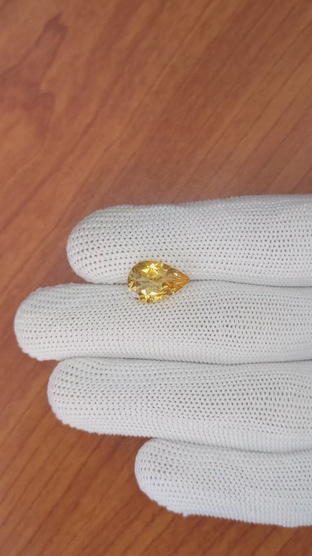 3.20 Ct. Citrine from Brazil Size Video