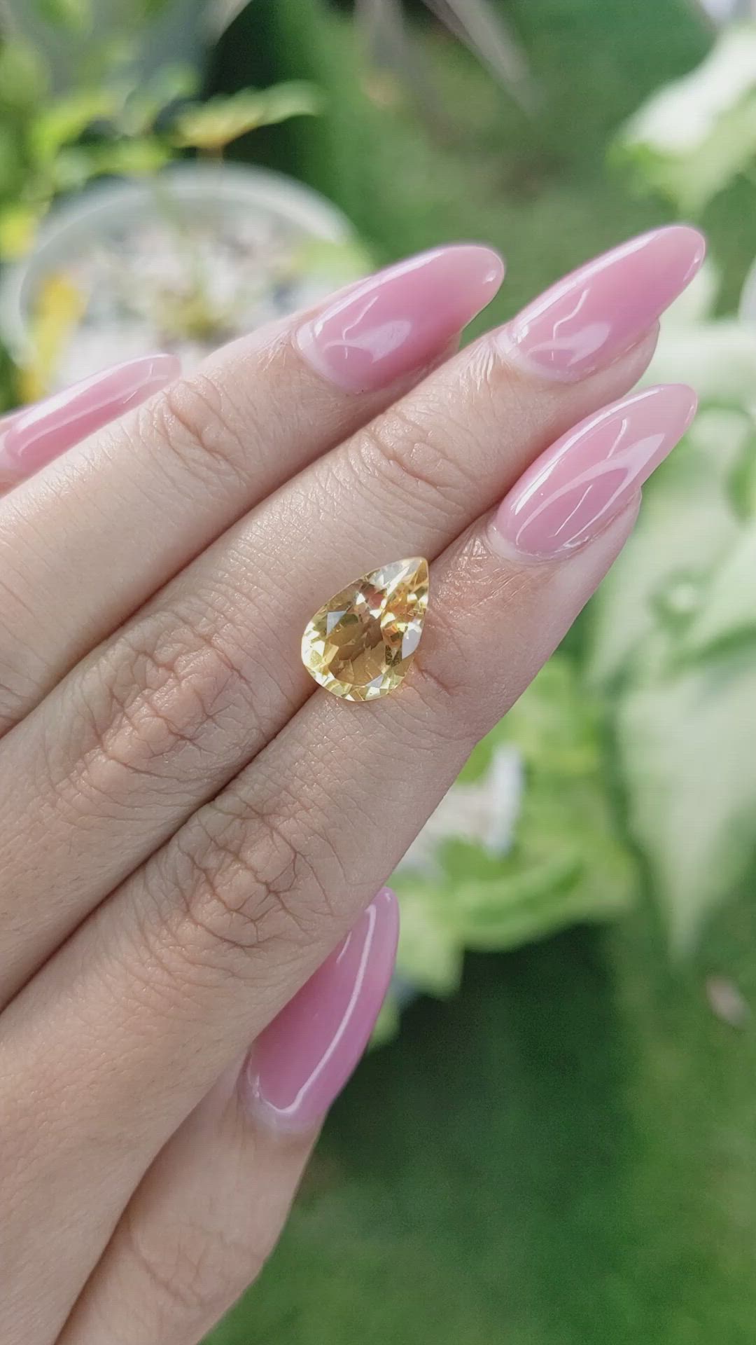 2.99 Ct. Citrine from Brazil Size Video