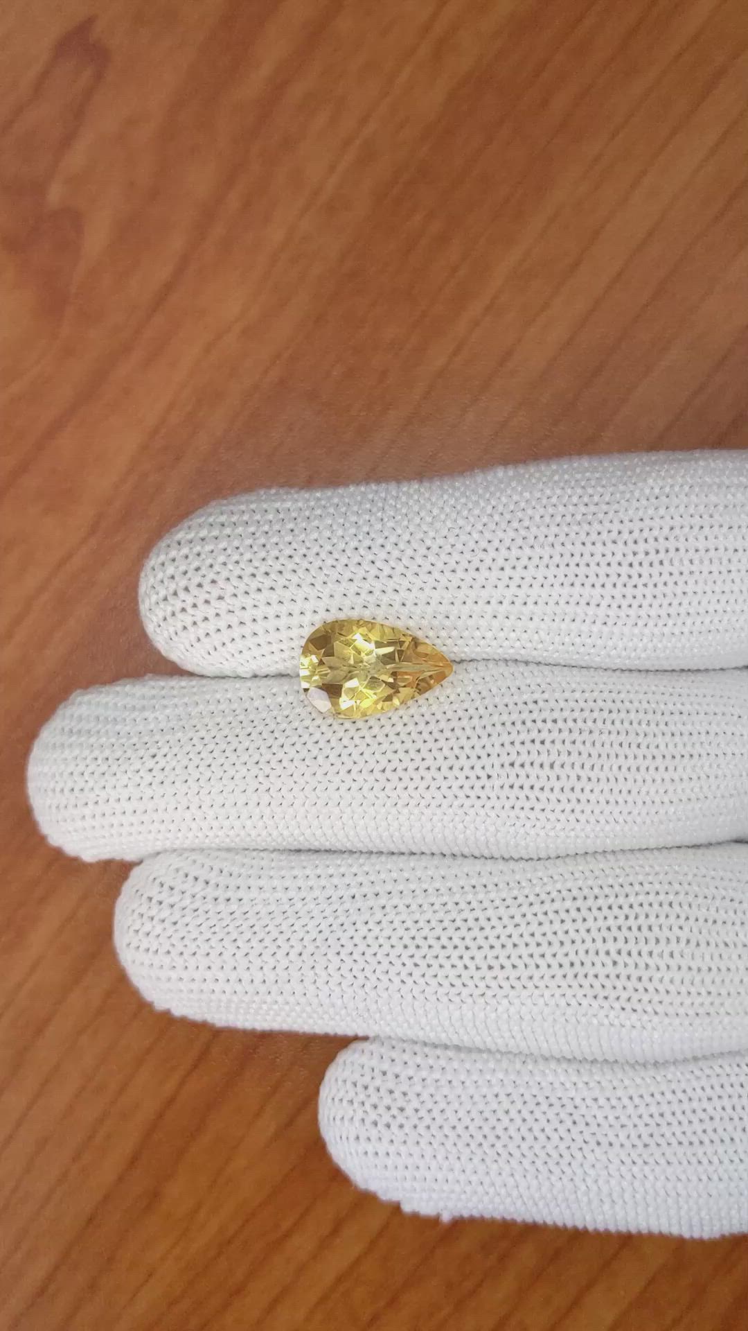 2.99 Ct. Citrine from Brazil Size Video