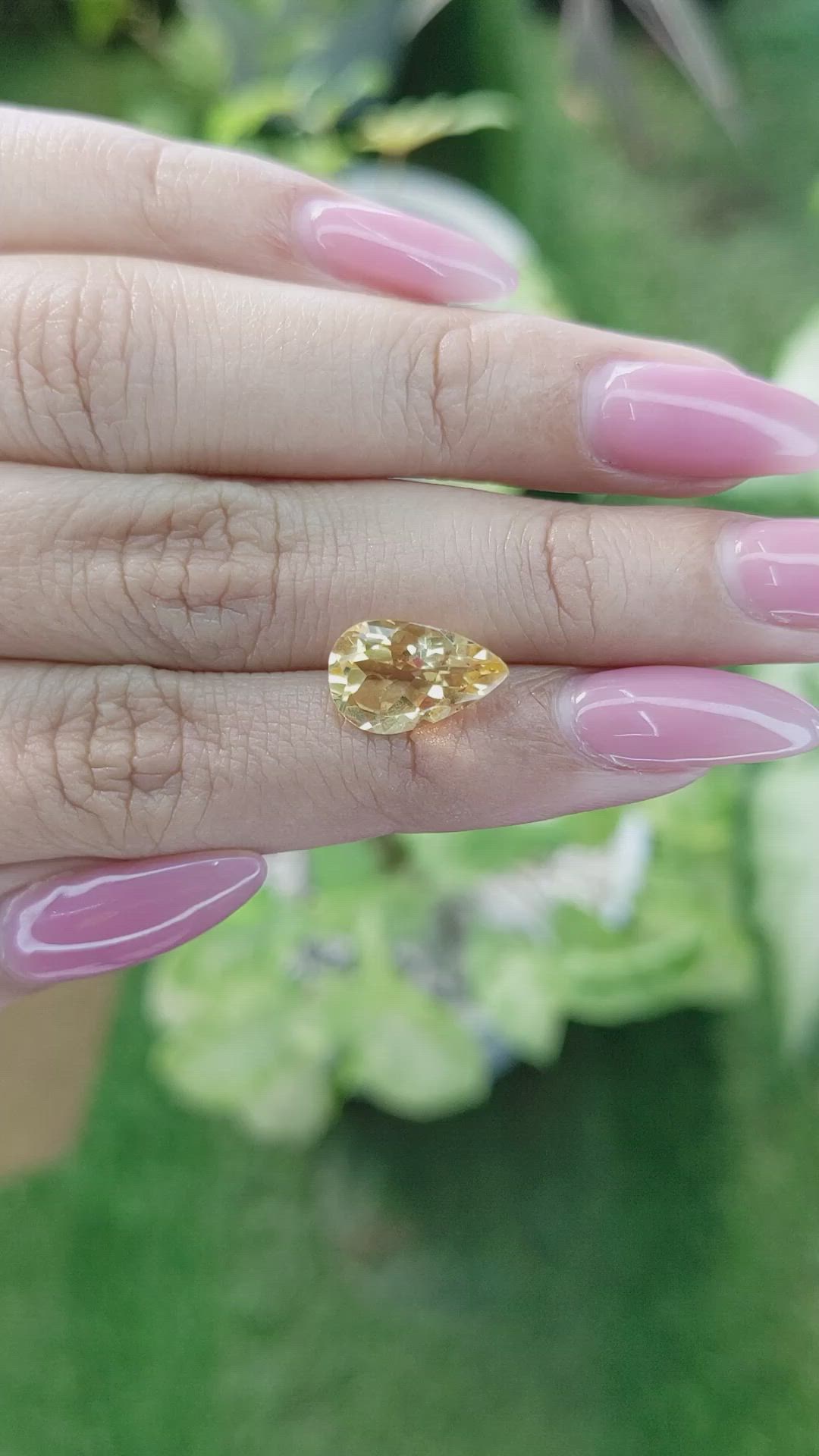 2.99 Ct. Citrine from Brazil Size Video
