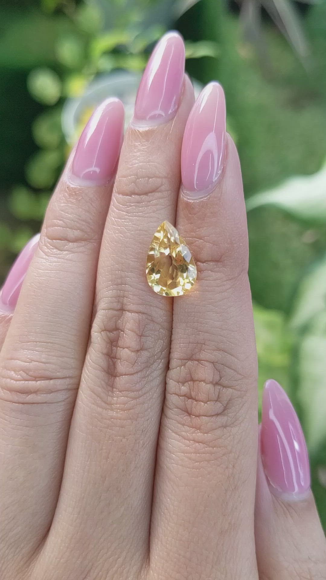 2.99 Ct. Citrine from Brazil Size Video