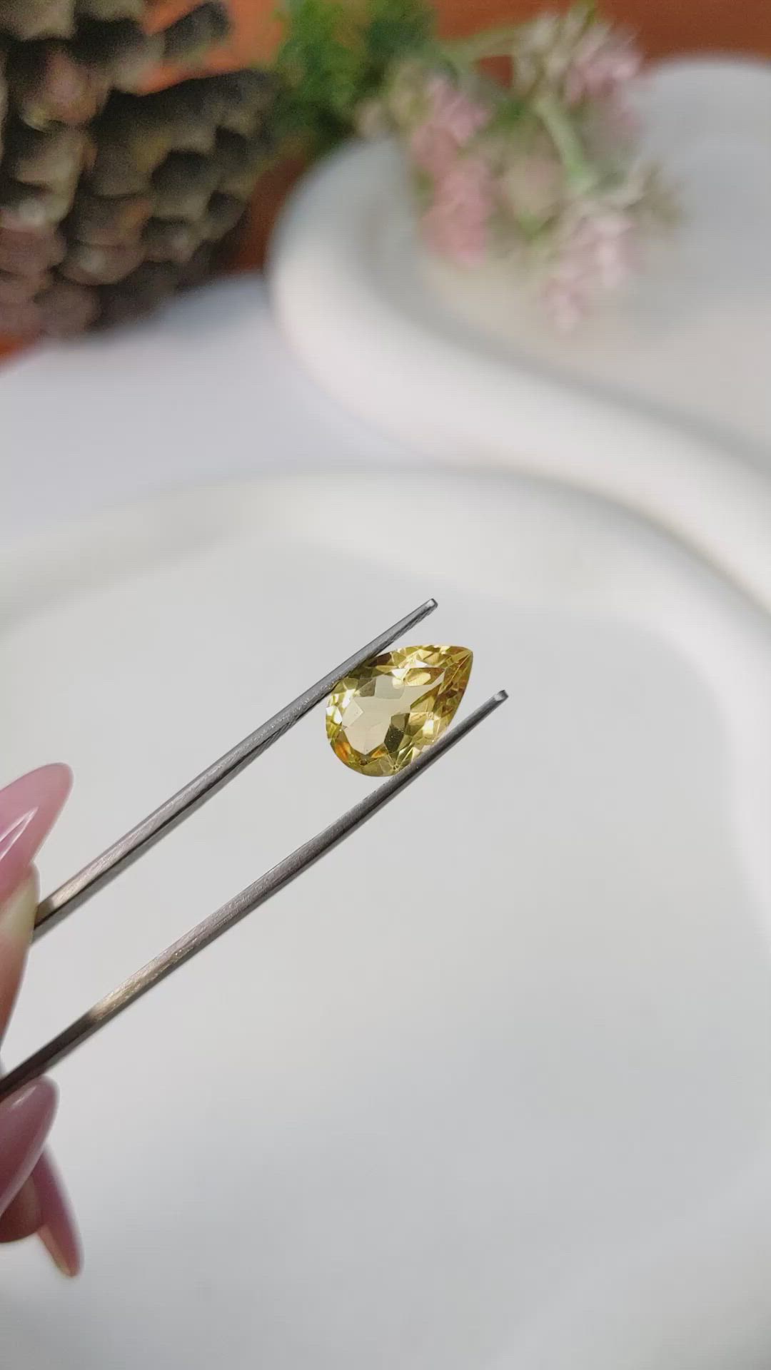 3.20 Ct. Citrine from Brazil Size Video