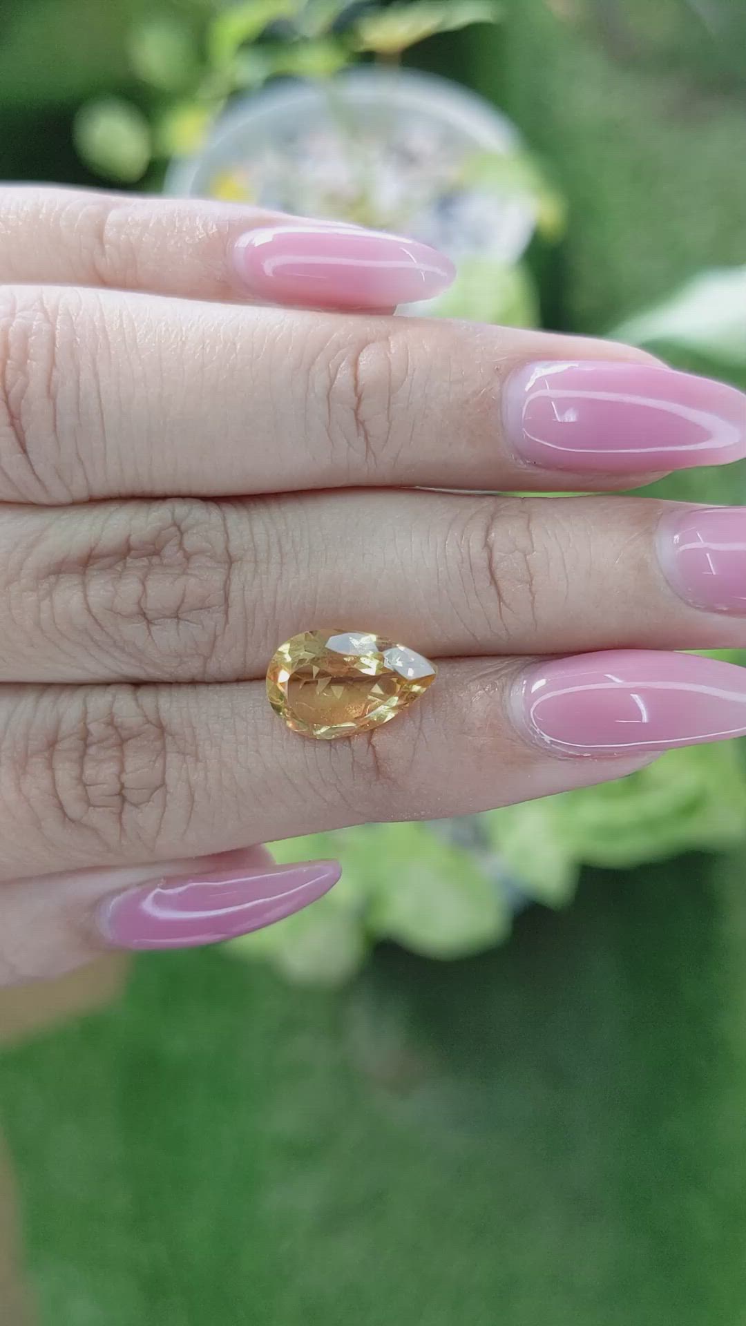 3.20 Ct. Citrine from Brazil Size Video