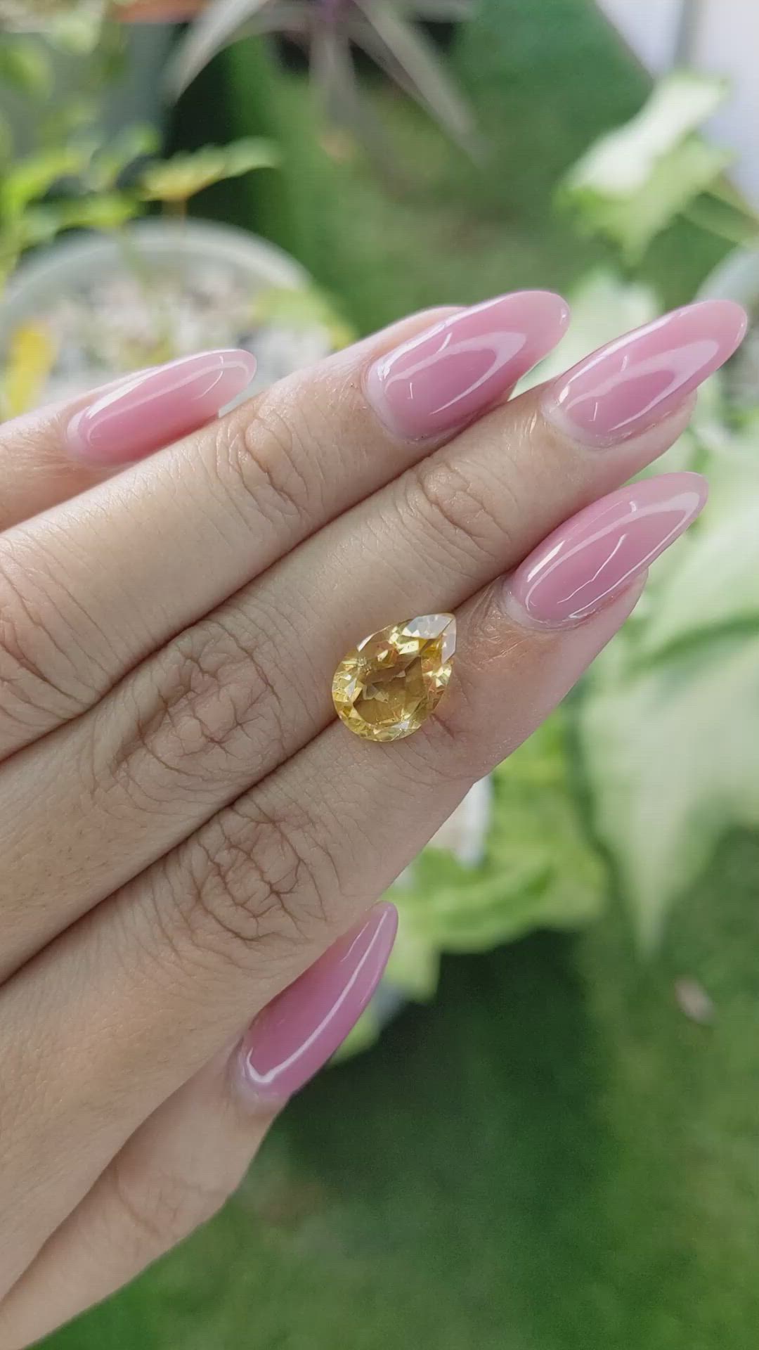 3.20 Ct. Citrine from Brazil Size Video
