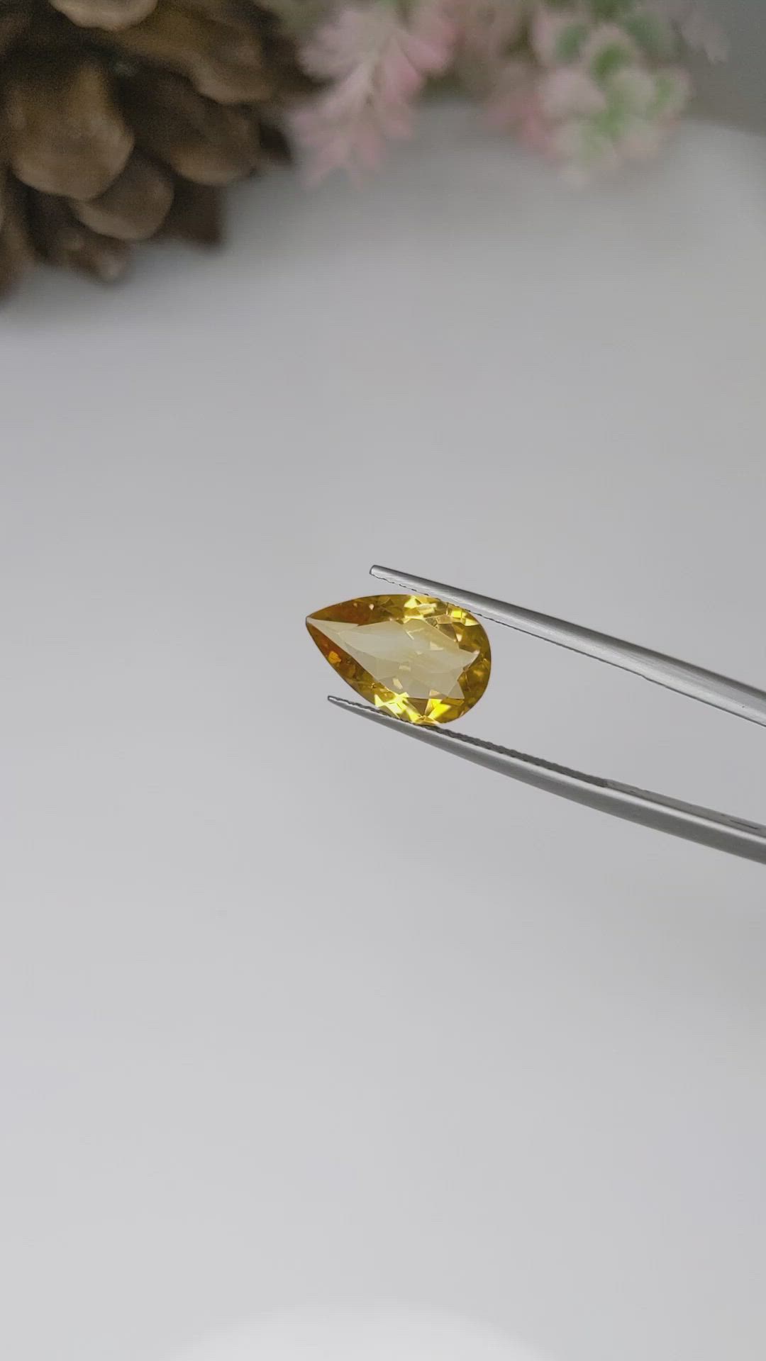 2.83 Ct. Citrine from Brazil Size Video