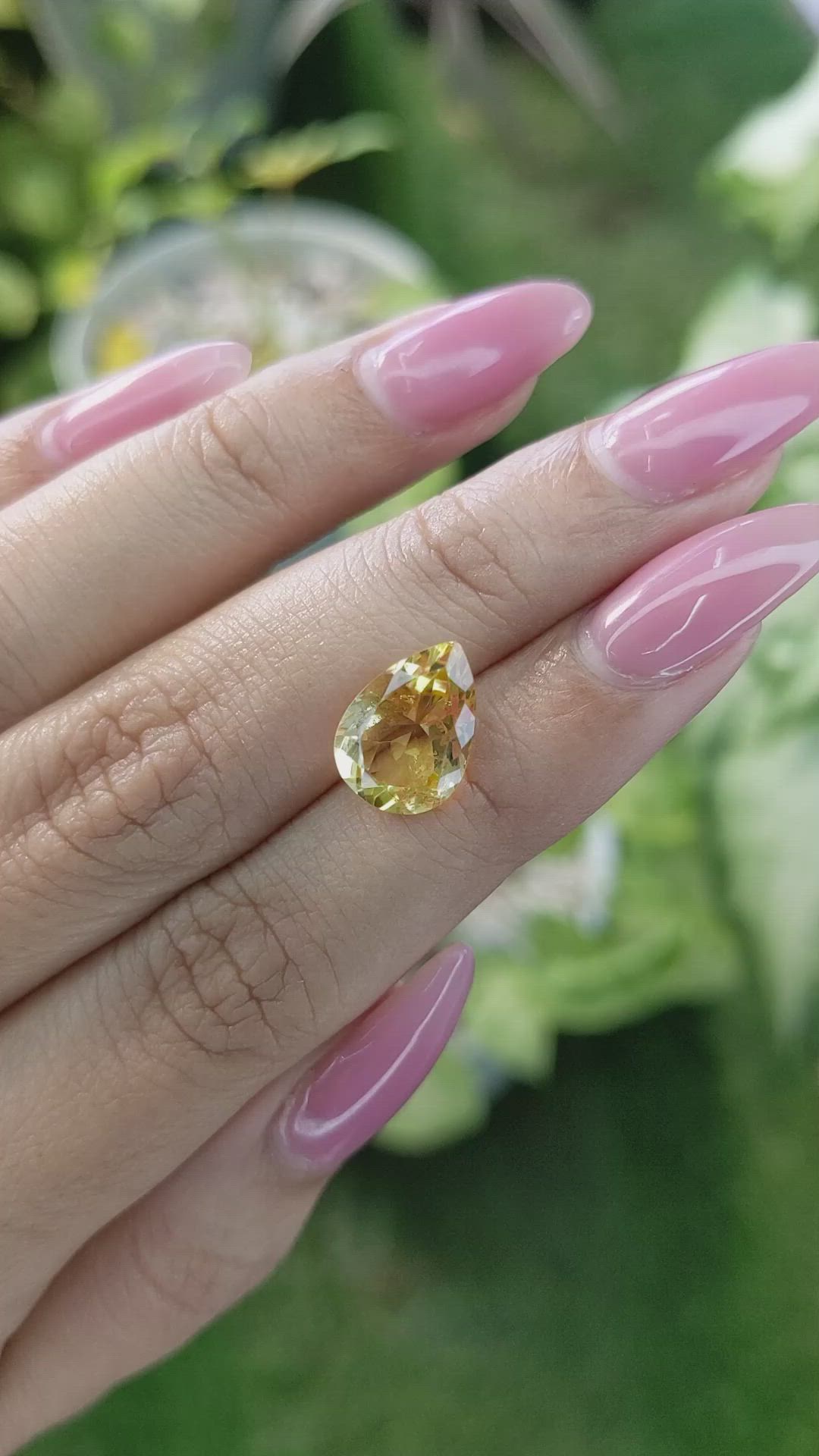 3.54 Ct. Citrine from Brazil Size Video