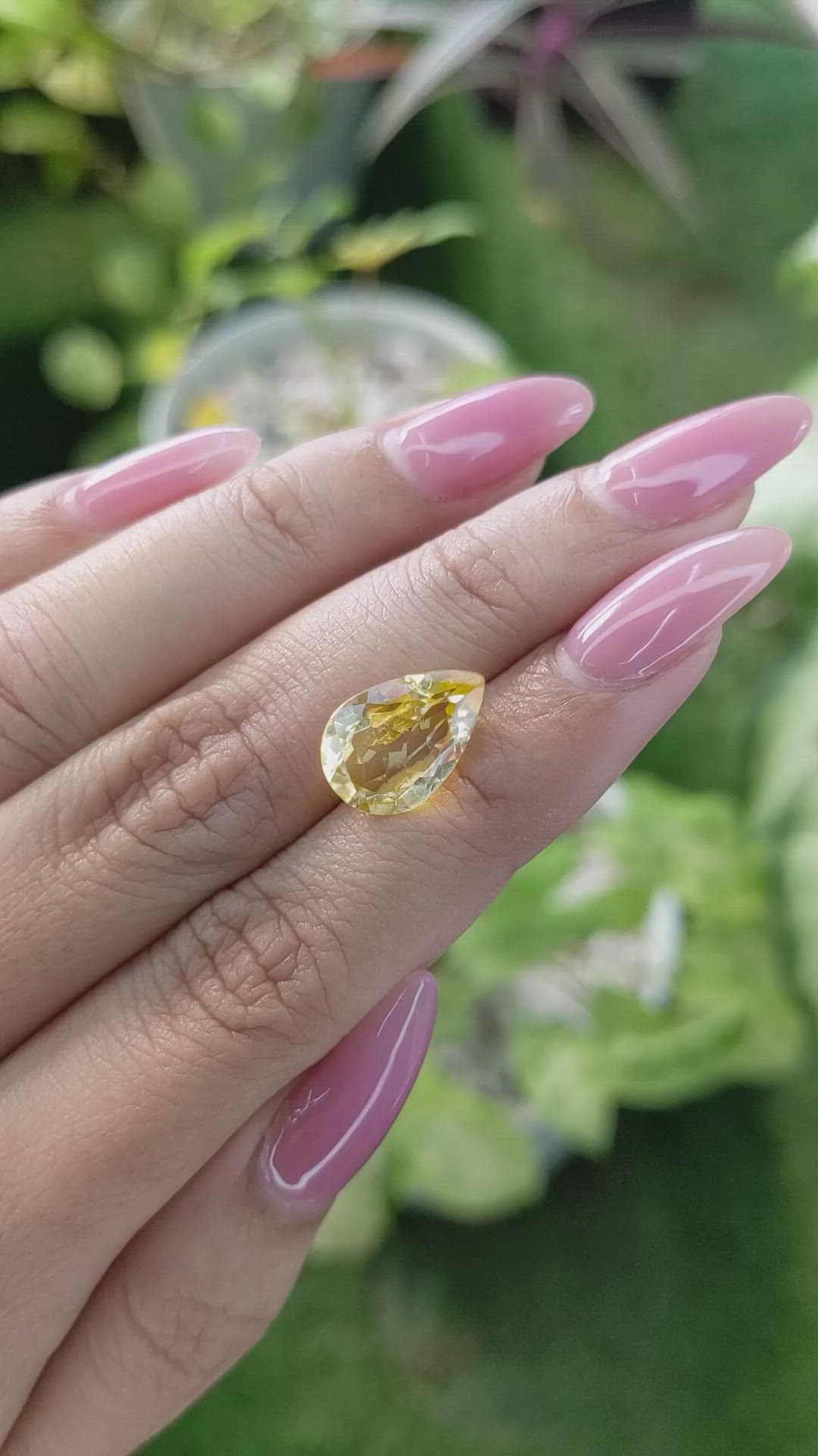 3.77 Ct. Citrine from Brazil Size Video